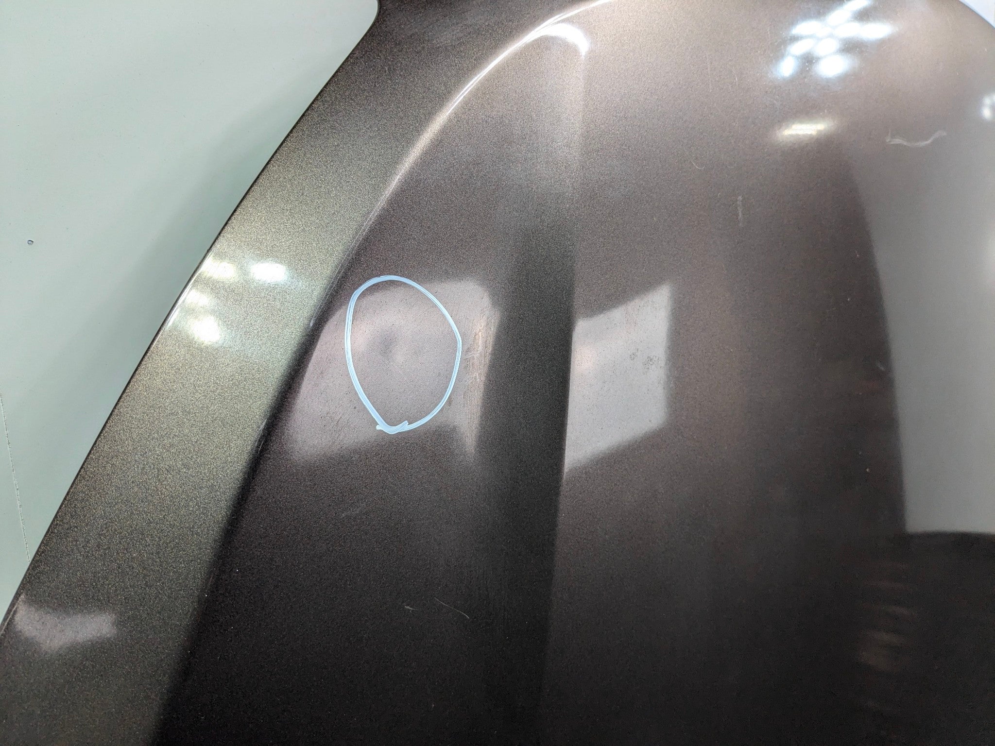 2013 - 2019 OEM HYUNDAI SANTA FE FRONT HOOD PANEL GRAYISH ORANGE