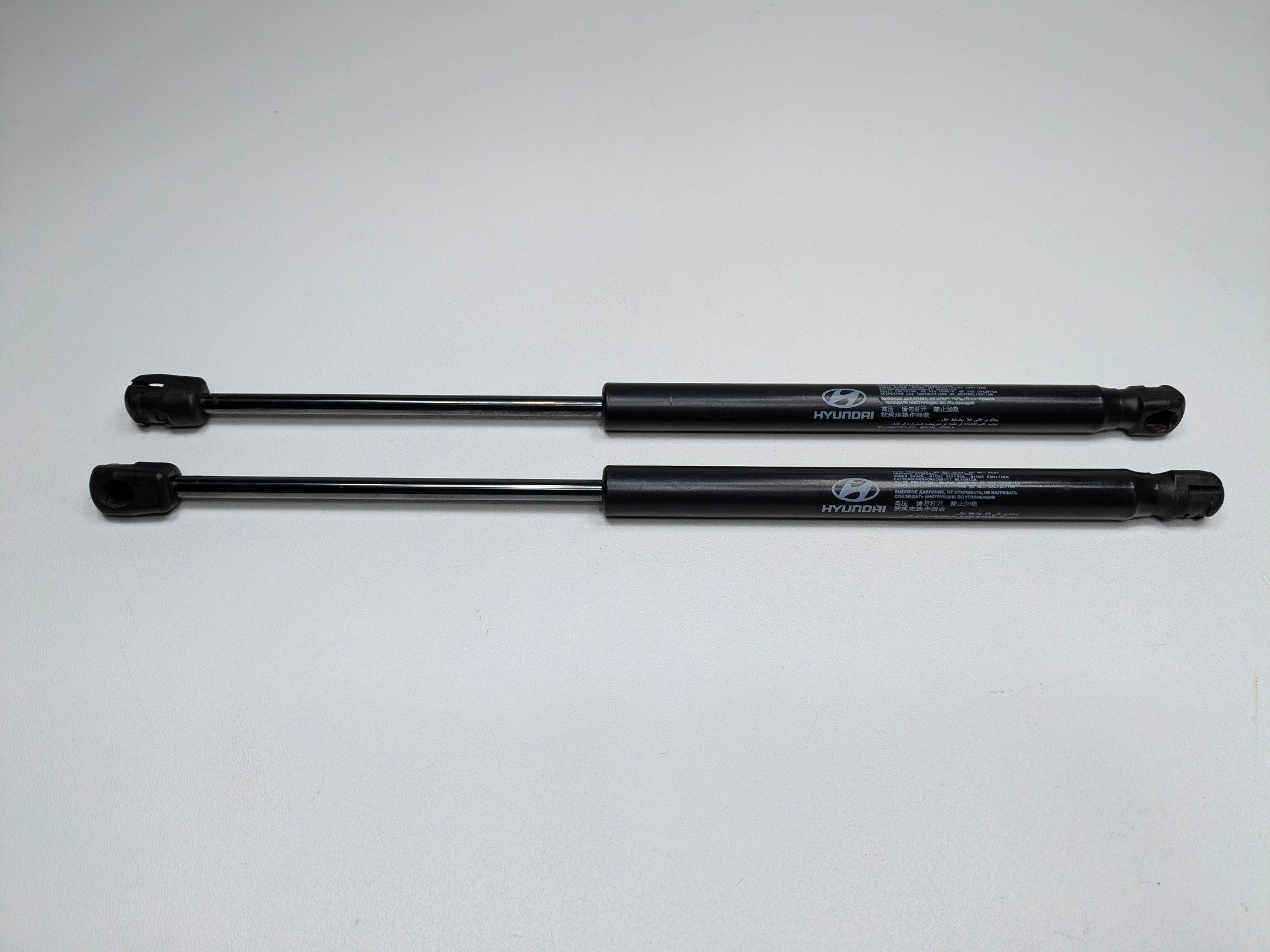 2013 - 2019 OEM HYUNDAI SANTA FE FRONT HOOD LIFT SUPPORTS SHOCKS STRUTS SET OF 2