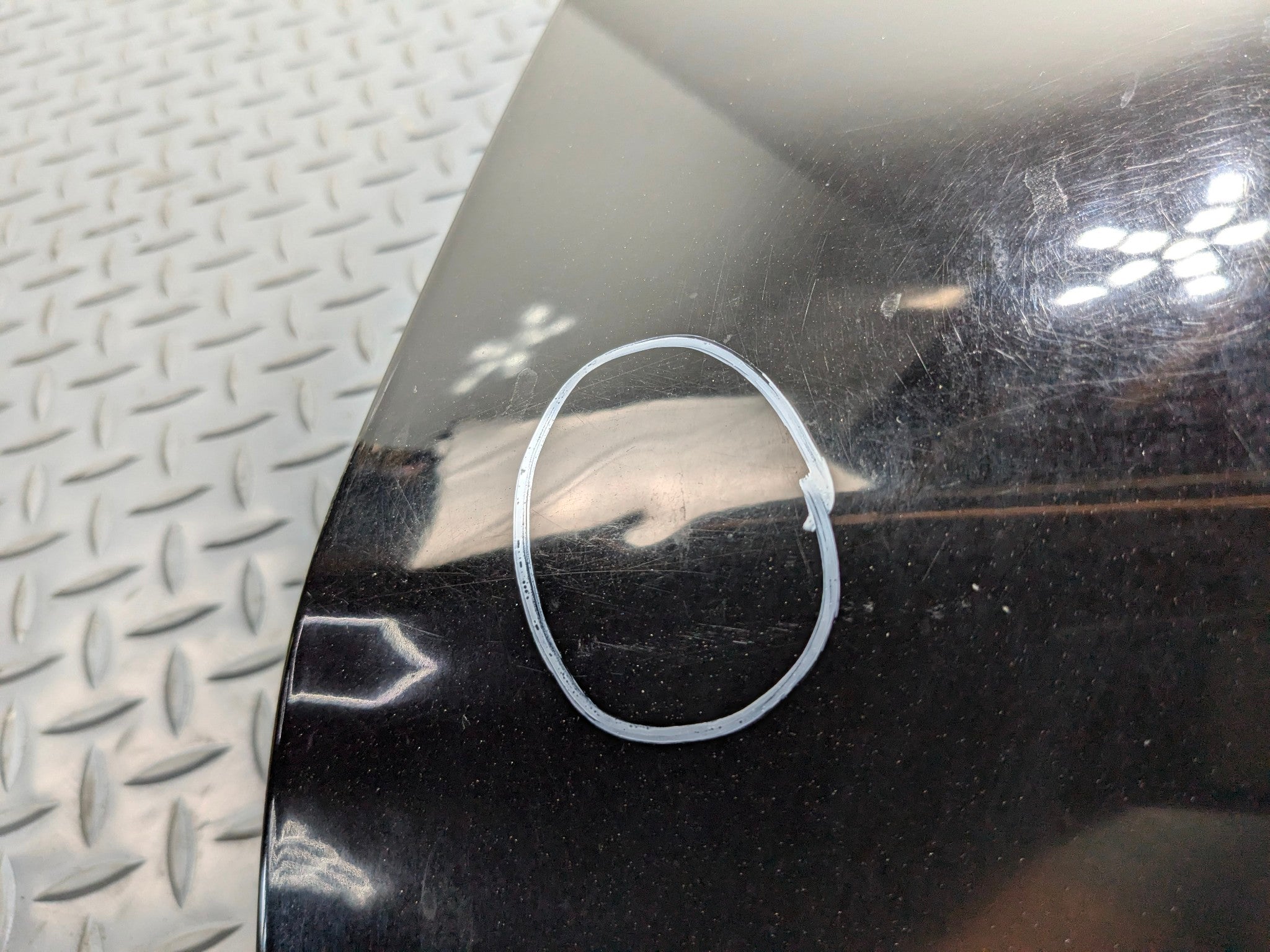2004 - 2006 OEM PORSCHE CAYENNE V6 FRONT LEFT DRIVER SIDE FENDER COVER PANEL