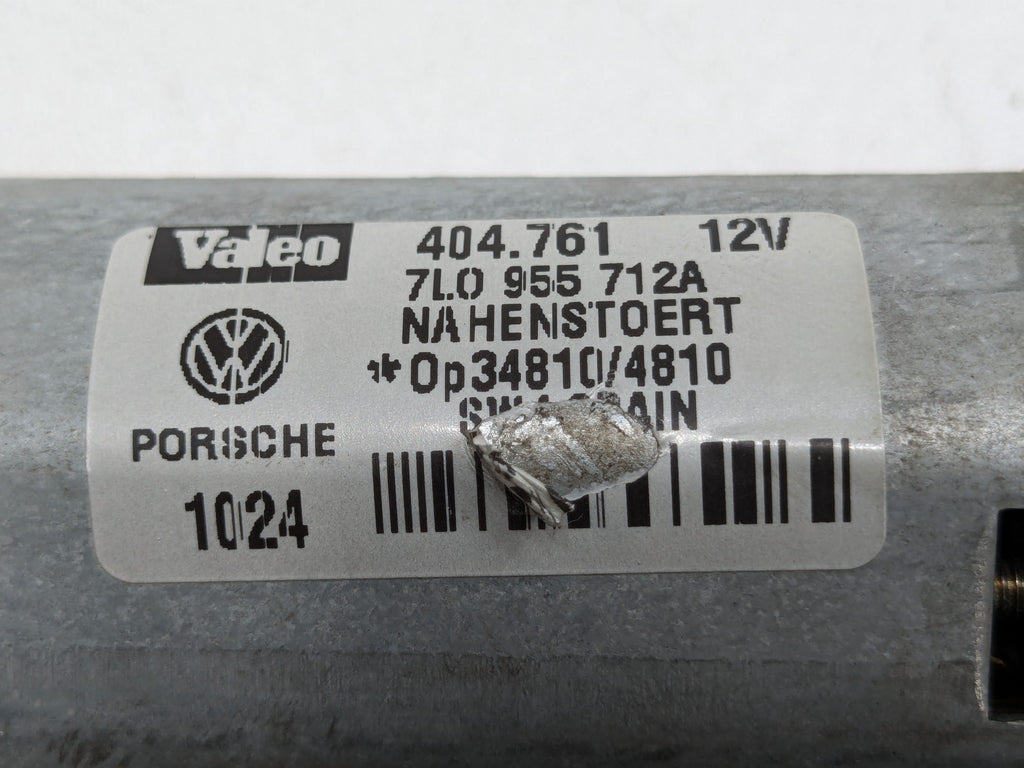 2004 - 2006 OEM PORSCHE CAYENNE V6 REAR GLASS WINDSHIELD WIPER MOTOR