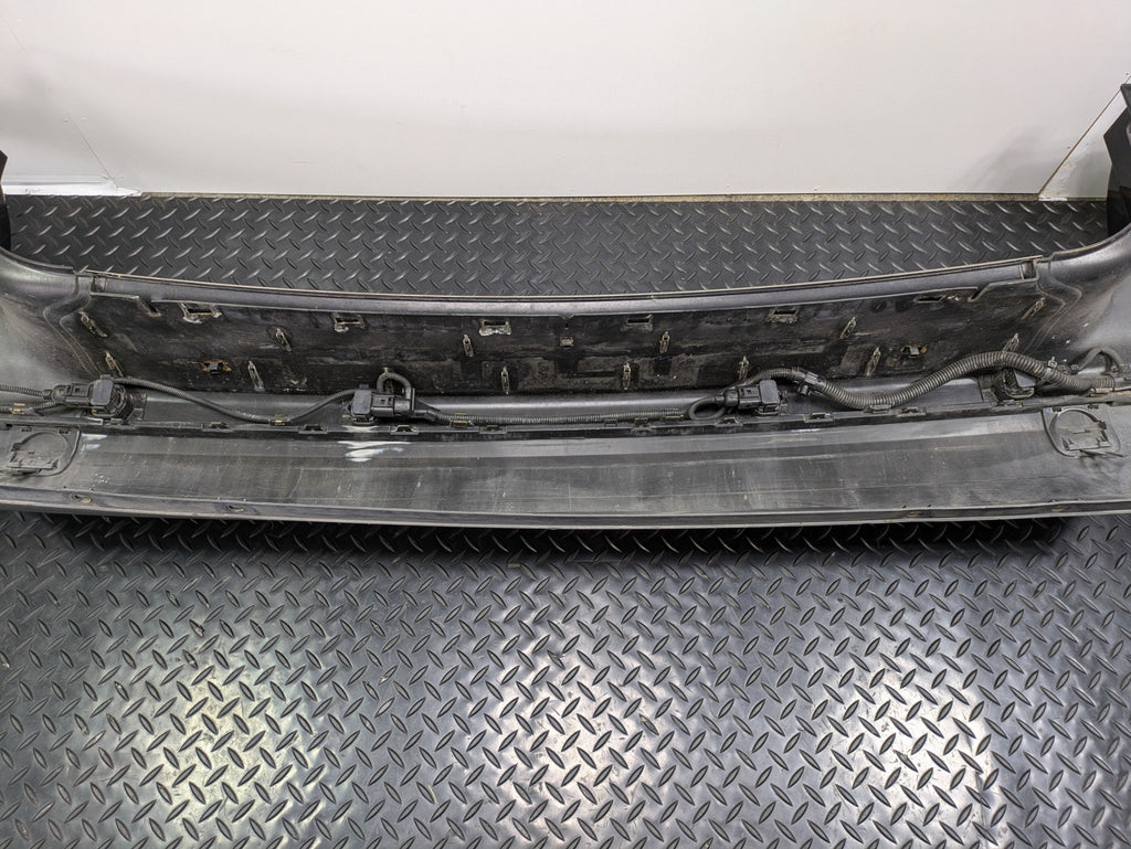 2004 - 2006 OEM PORSCHE CAYENNE V6 REAR BUMPER COVER PANEL ASSEMBLY BLACK