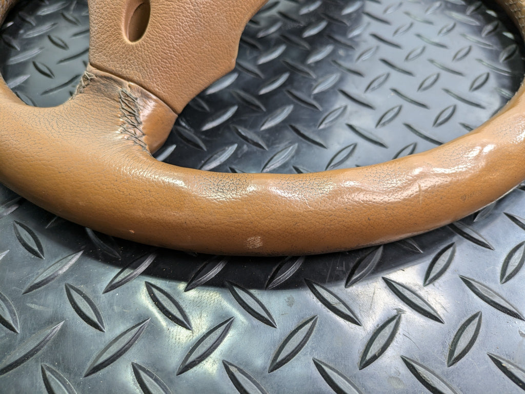 2004 - 2006 OEM PORSCHE CAYENNE V6 POWER STEERING WHEEL COLUMN LEATHER