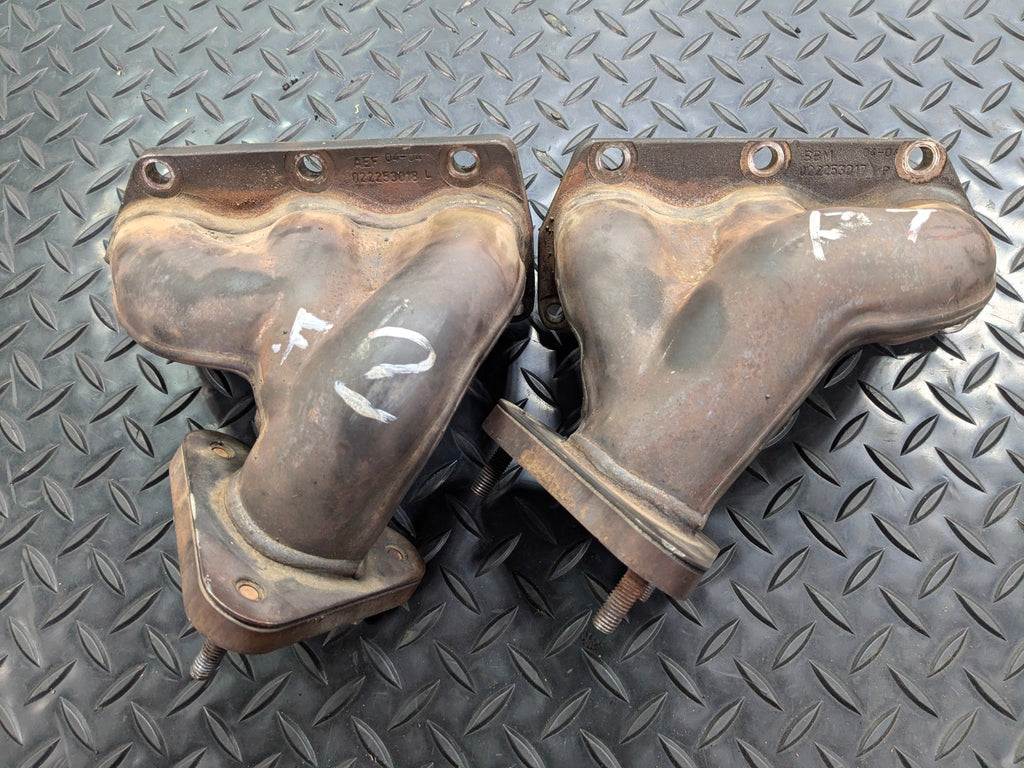 2004 - 2006 OEM PORSCHE CAYENNE V6 FRONT LEFT AND RIGHT SIDE EXHAUST MANIFOLD