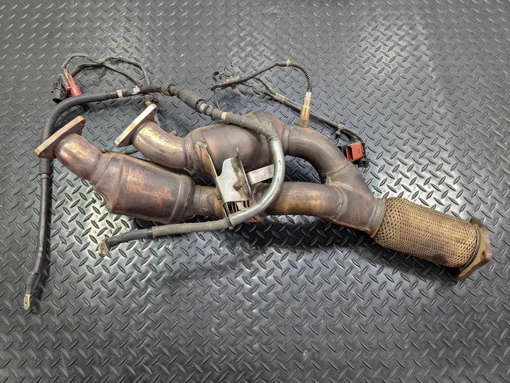 2004 - 2006 OEM PORSCHE CAYENNE V6 EXHAUST MANIFOLD DOWNPIPE