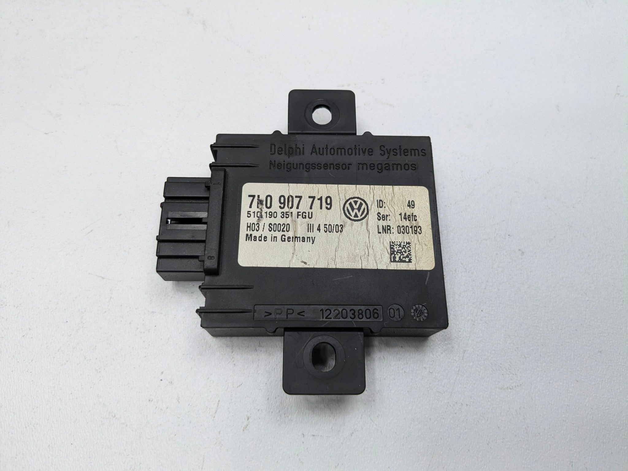 2004 - 2006 OEM PORSCHE CAYENNE V6 THEFT LOCKING IMMOBILIZER CONTROL MODULE UNIT