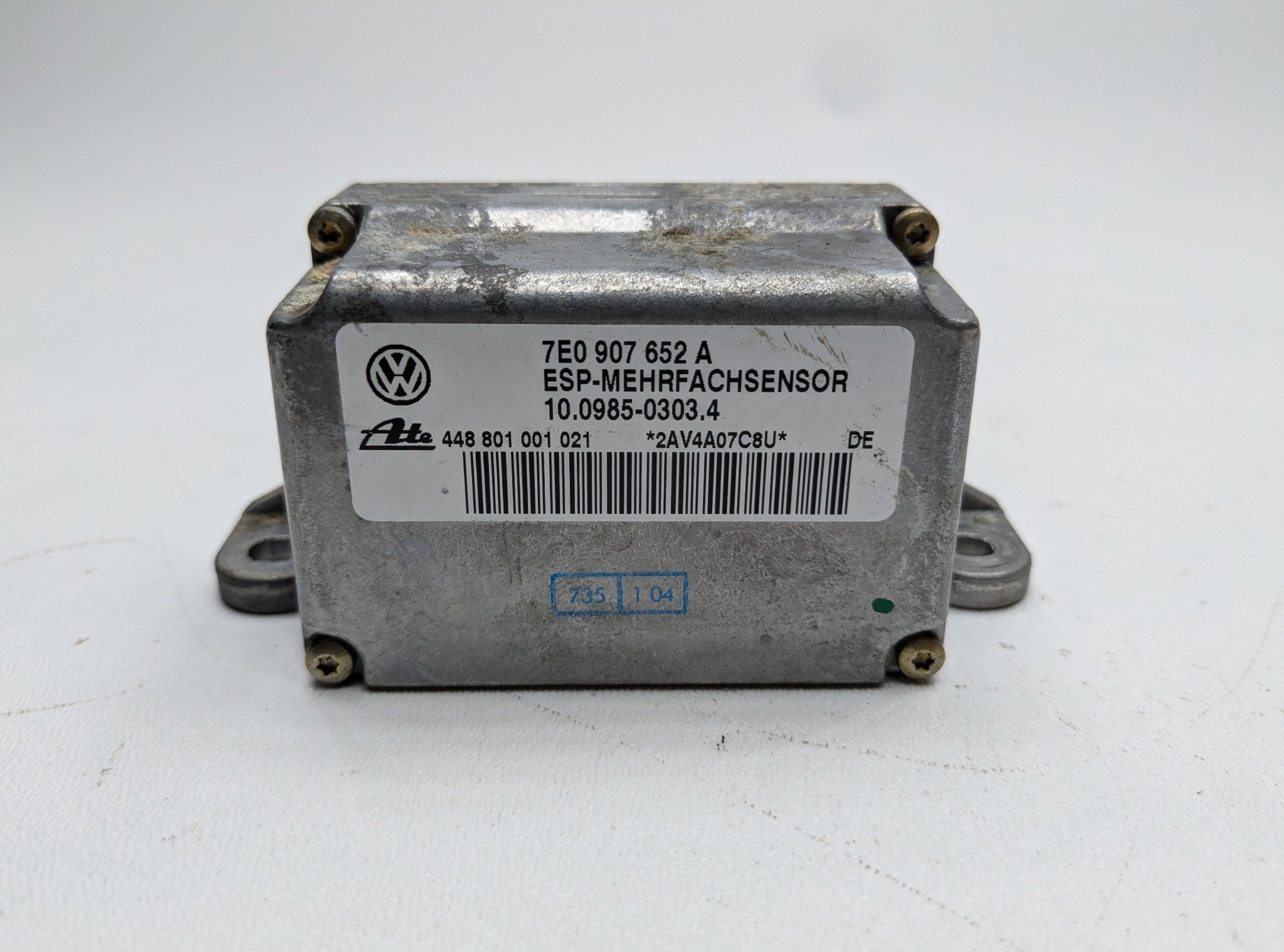 2004 - 2006 OEM PORSCHE CAYENNE V6 YAW RATE SENSOR CONTROL MODULE UNIT