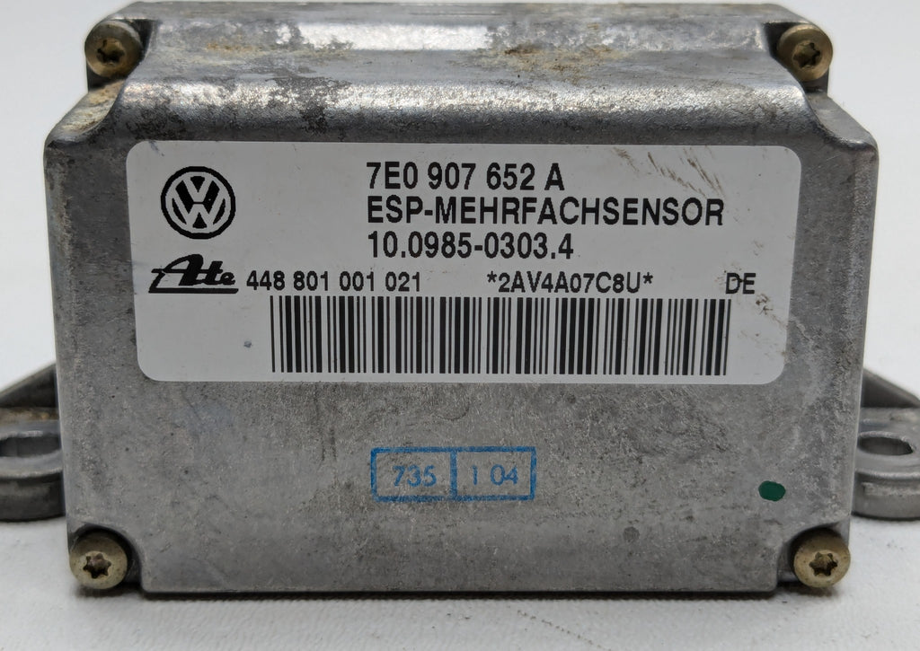 2004 - 2006 OEM PORSCHE CAYENNE V6 YAW RATE SENSOR CONTROL MODULE UNIT
