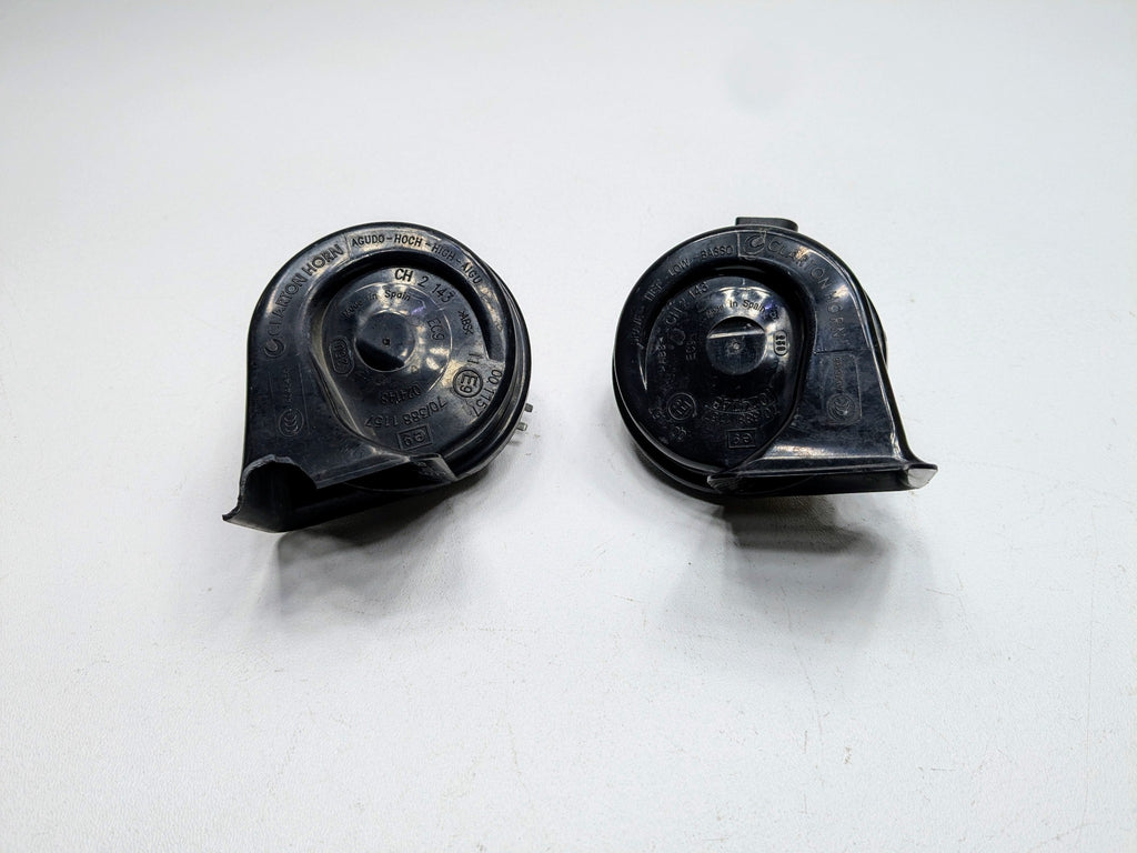 10 - 11 OEM BMW 535I GT FRONT LEFT AND RIGHT SIDE HIGH-LOW NOTE TONE SAFETY HORN