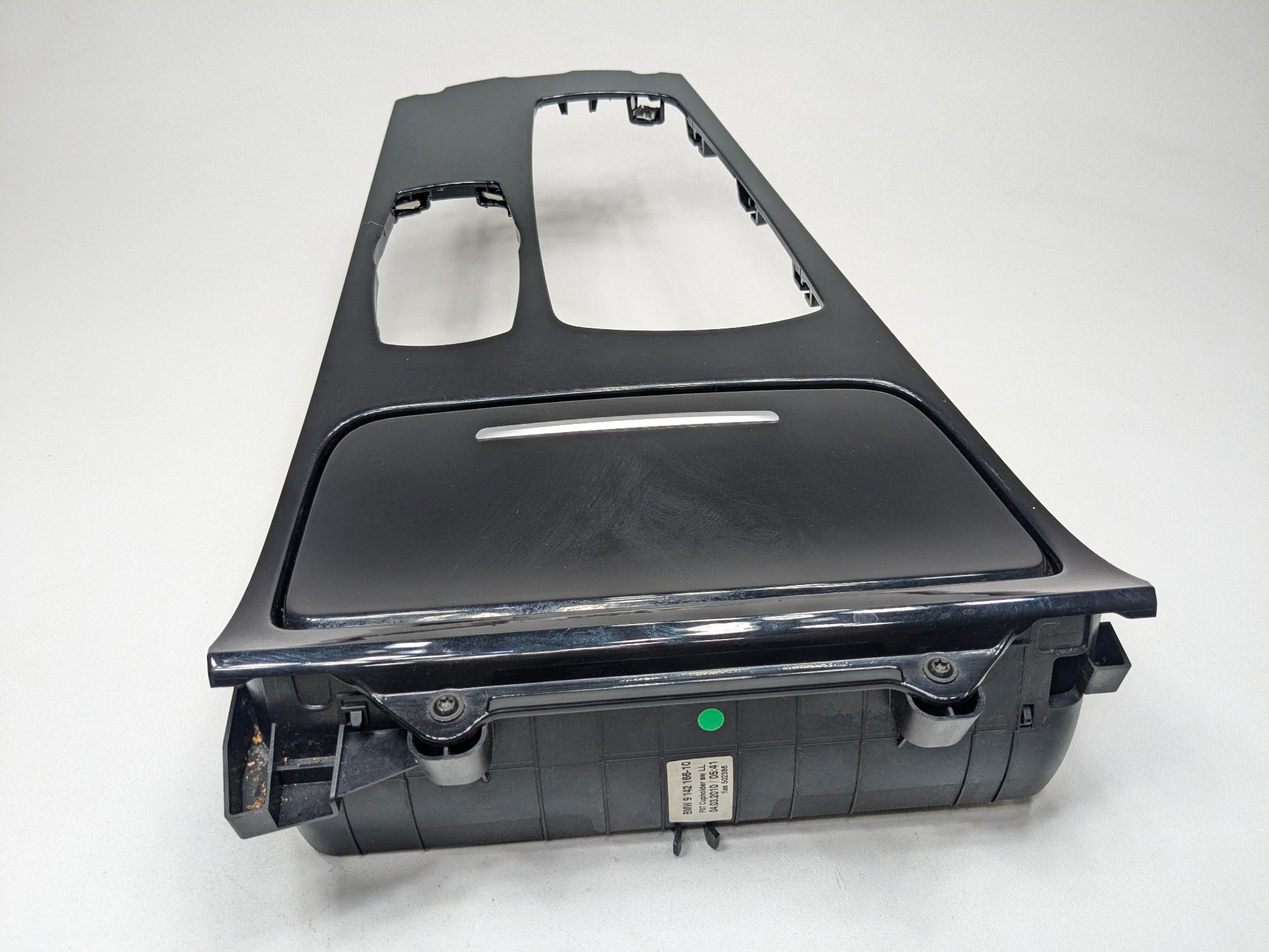 10 - 11 OEM BMW 535I GT FRONT CENTER CONSOLE CUP HOLDER WITH GEAR SHIFTER TRIM