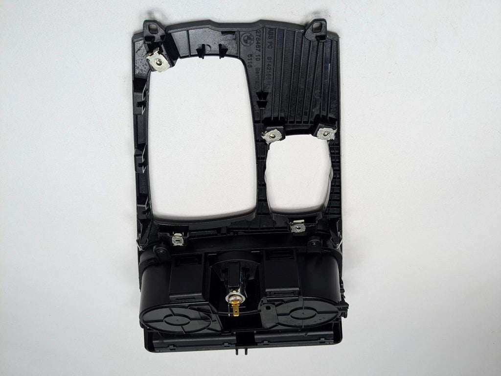 10 - 11 OEM BMW 535I GT FRONT CENTER CONSOLE CUP HOLDER WITH GEAR SHIFTER TRIM