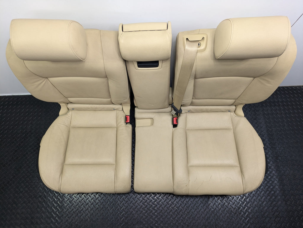 10 - 11 OEM BMW 535I GT REAR LEFT RIGHT AND CENTER SEAT WITH HEADREST ASSEMBLY