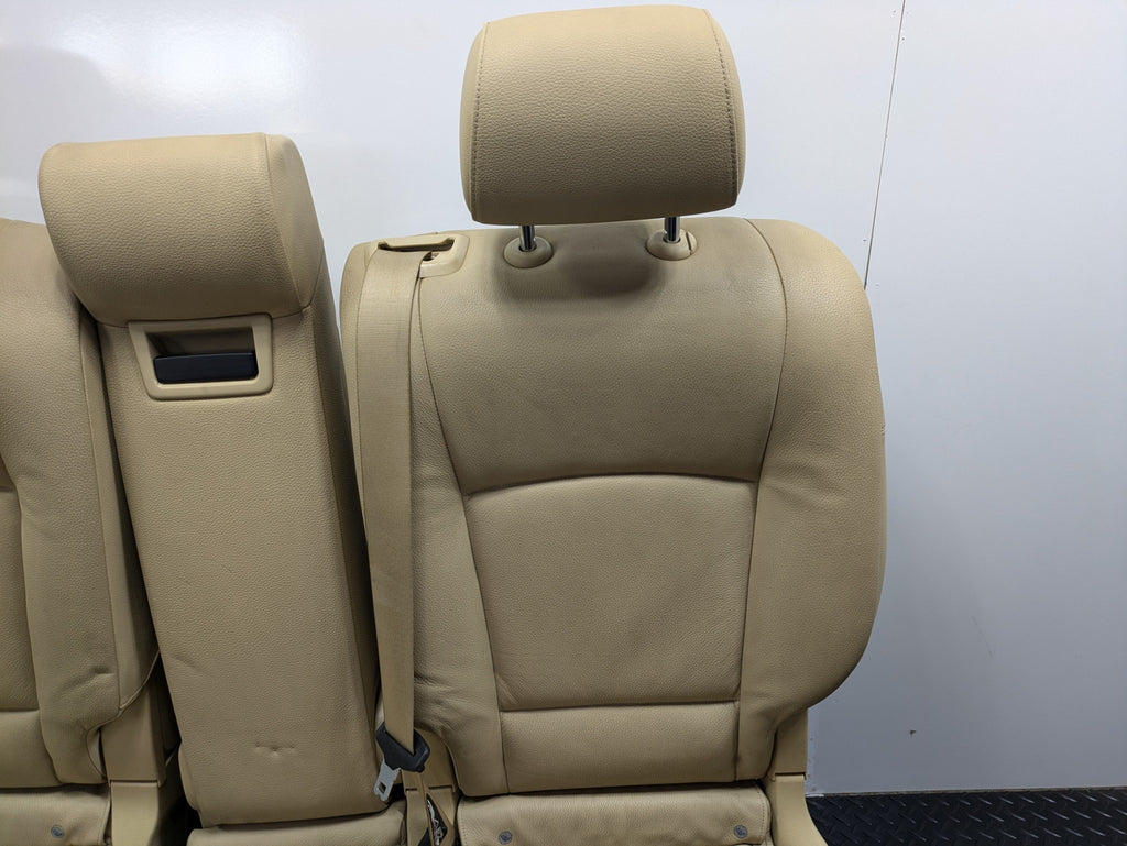 10 - 11 OEM BMW 535I GT REAR LEFT RIGHT AND CENTER SEAT WITH HEADREST ASSEMBLY