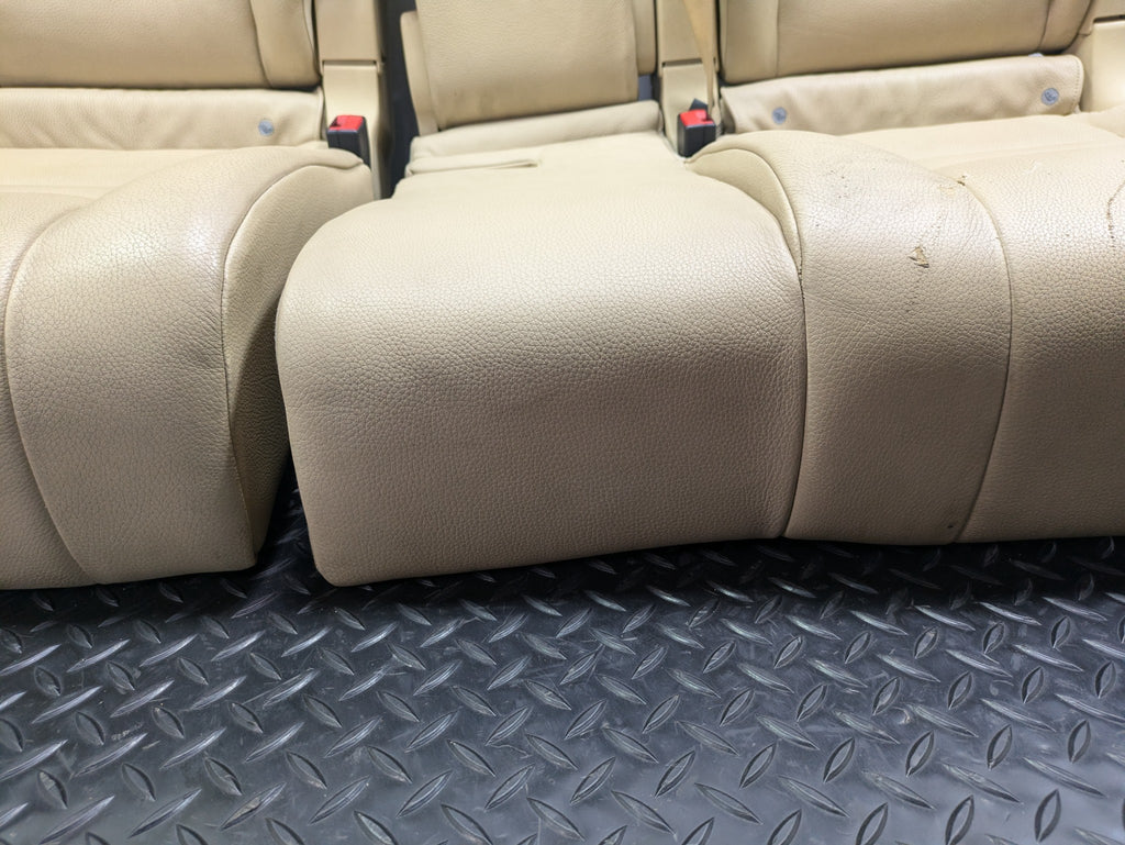 10 - 11 OEM BMW 535I GT REAR LEFT RIGHT AND CENTER SEAT WITH HEADREST ASSEMBLY