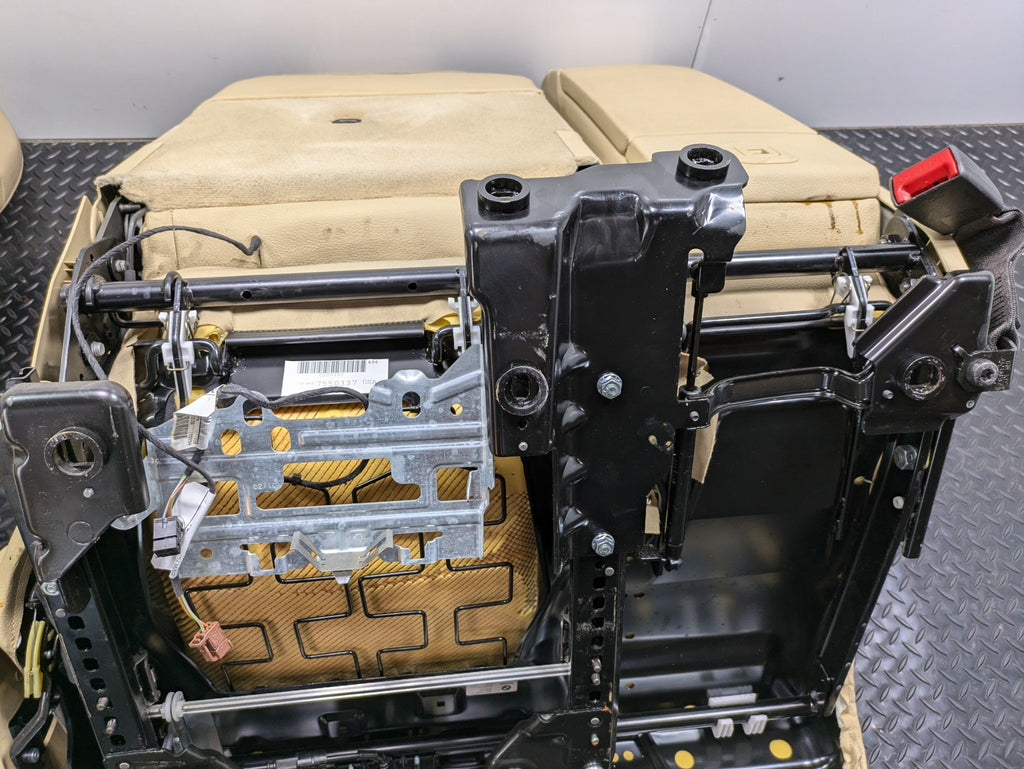 10 - 11 OEM BMW 535I GT REAR LEFT RIGHT AND CENTER SEAT WITH HEADREST ASSEMBLY