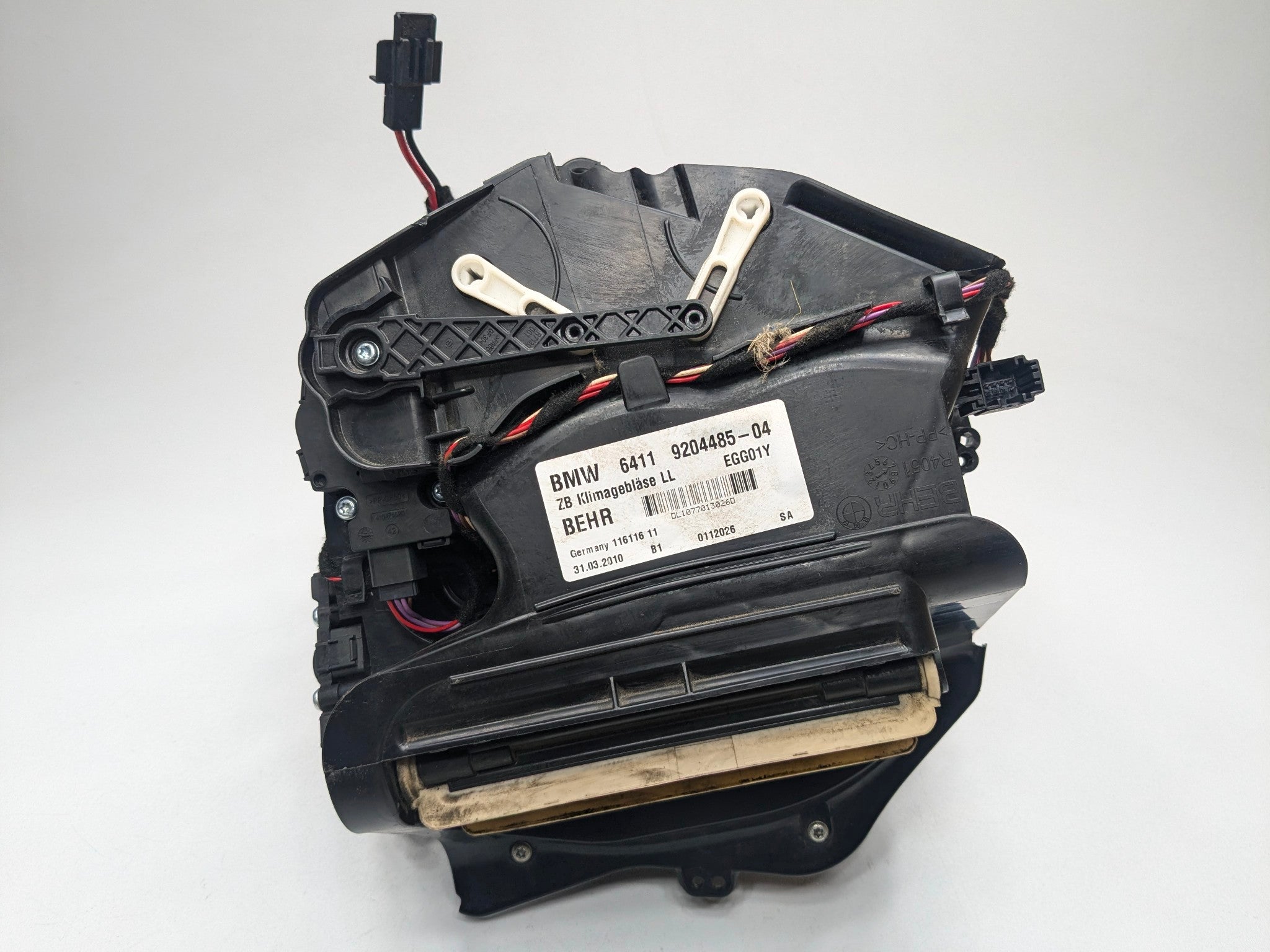 2010 - 2011 BMW 535I GT OEM AC HEATER CORE BLOWER MOTOR HOUSING BOX ASSEMBLY