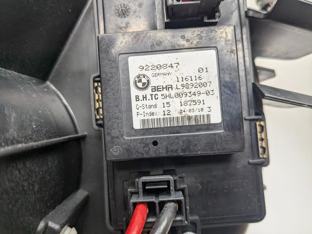 2010 - 2011 BMW 535I GT OEM AC HEATER CORE BLOWER MOTOR HOUSING BOX ASSEMBLY