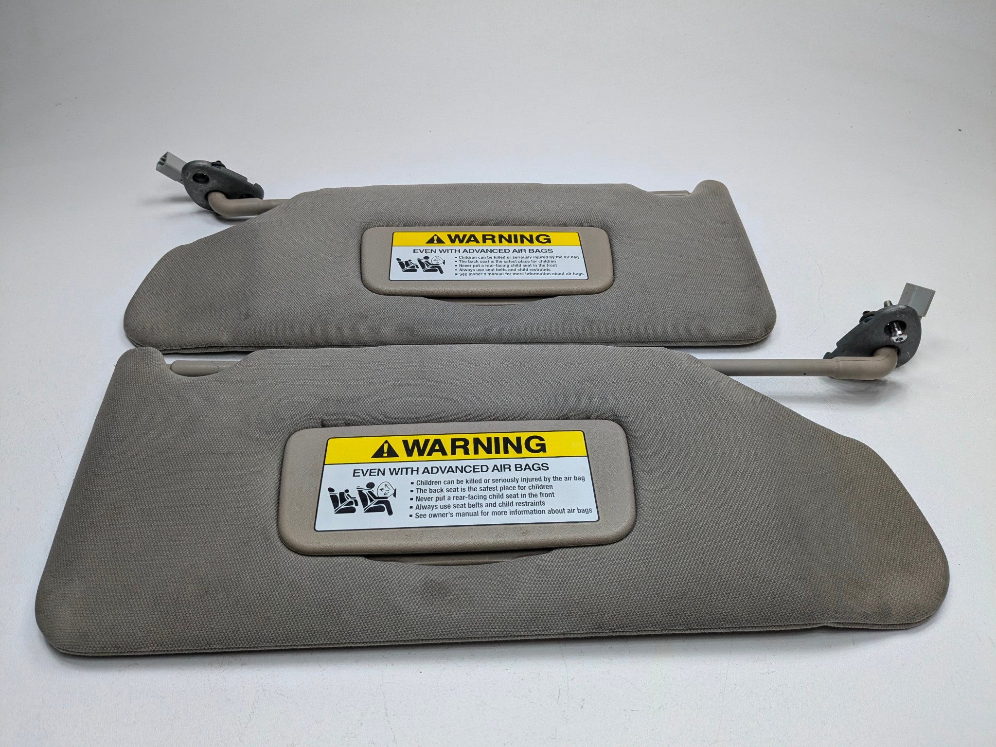 2004 - 2008 OEM ACURA TL FRONT LEFT AND RIGHT INTERIOR ROOF SUN VISOR