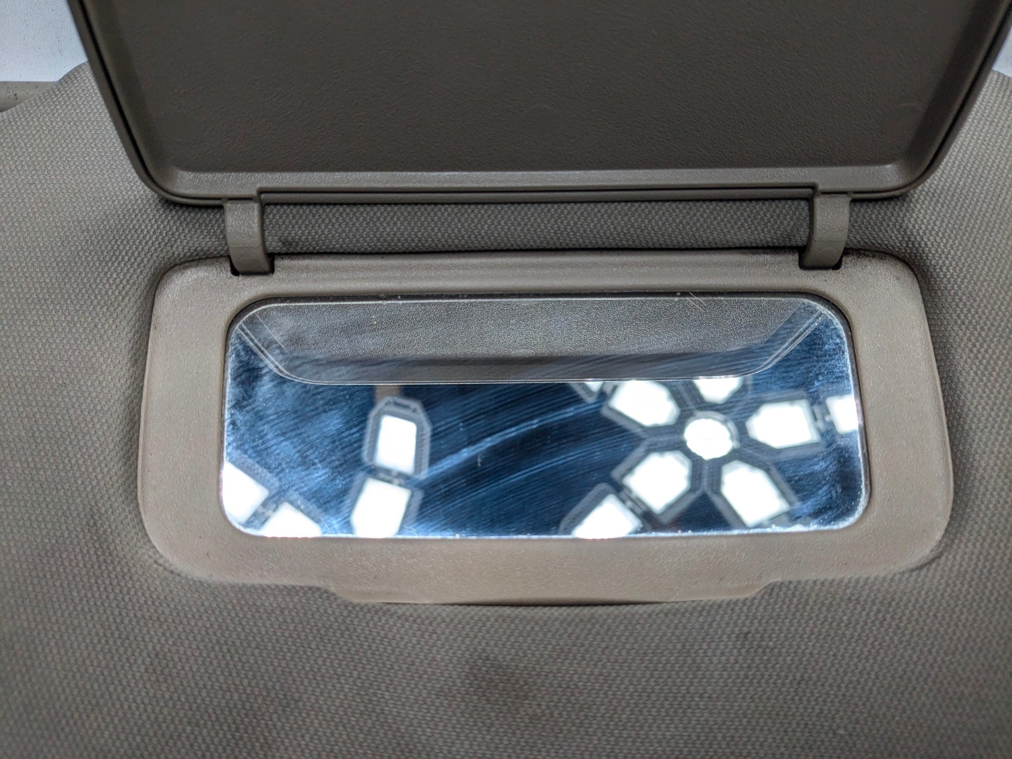 2004 - 2008 OEM ACURA TL FRONT LEFT AND RIGHT INTERIOR ROOF SUN VISOR