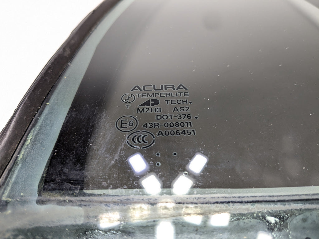 2004 - 2008 OEM ACURA TL REAR RIGHT SIDE DOOR WINDOW QUARTER GLASS