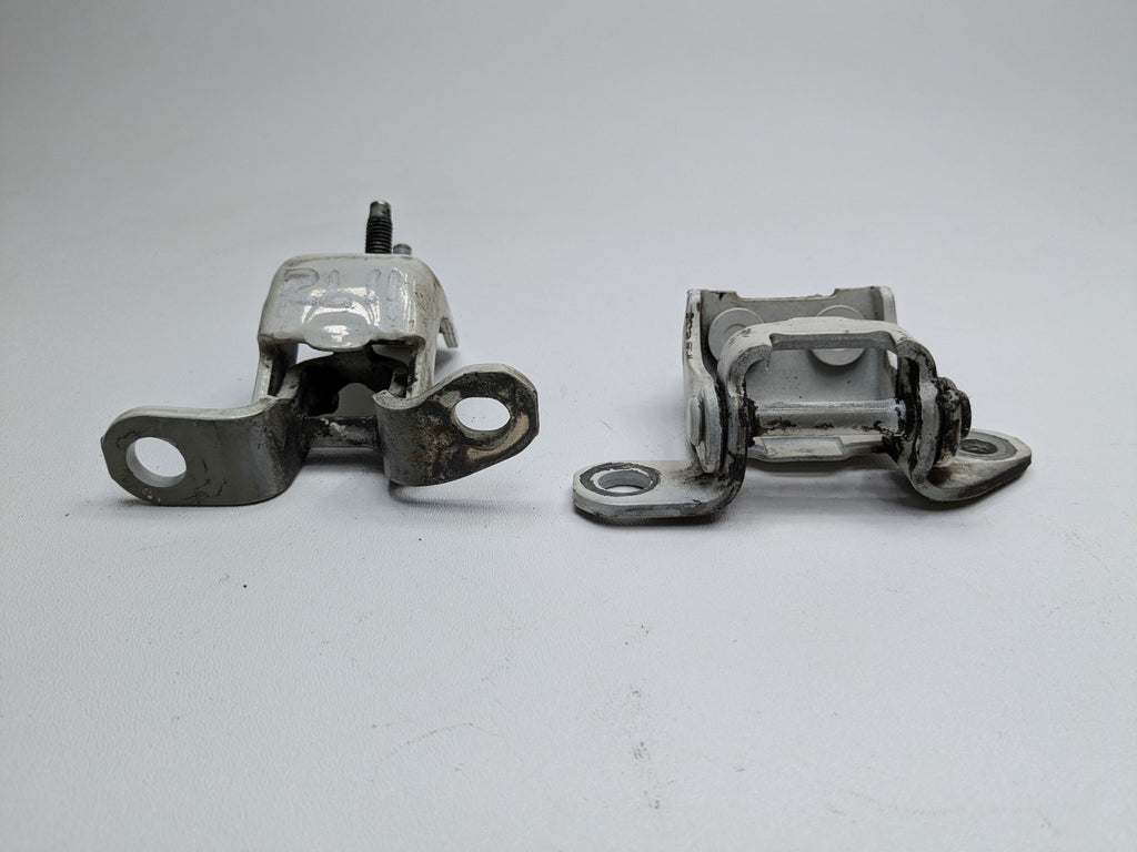 2004 - 2008 OEM ACURA TL REAR LEFT DRIVER SIDE UPPER AND LOWER DOOR HINGE SET