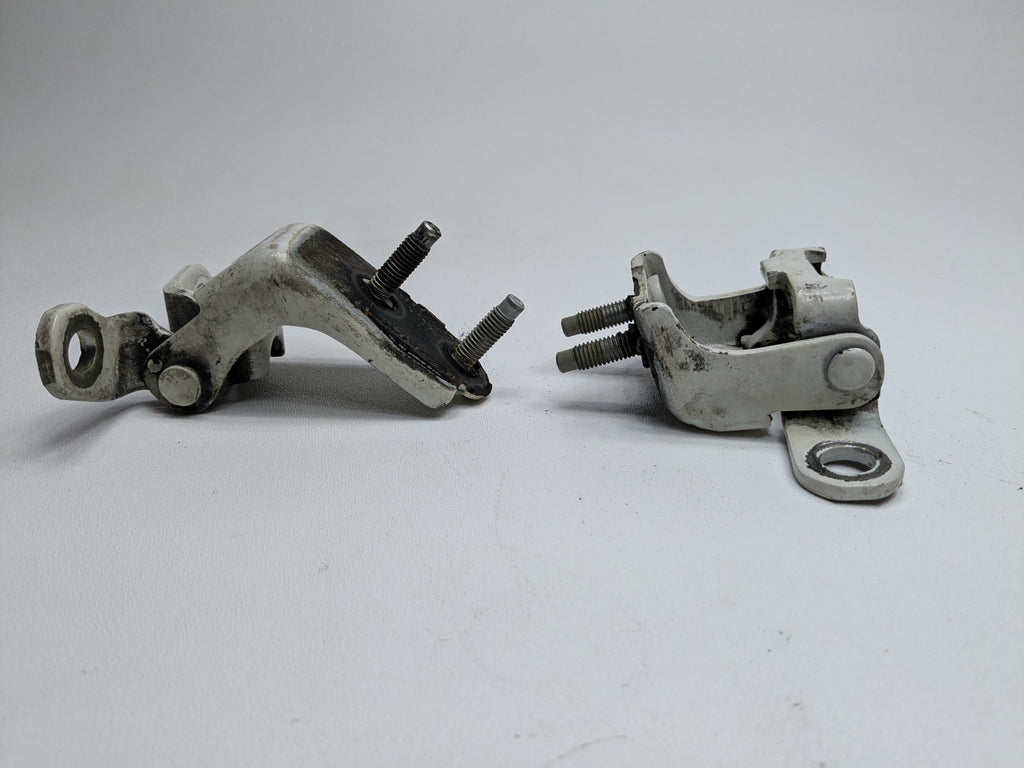2004 - 2008 OEM ACURA TL REAR LEFT DRIVER SIDE UPPER AND LOWER DOOR HINGE SET