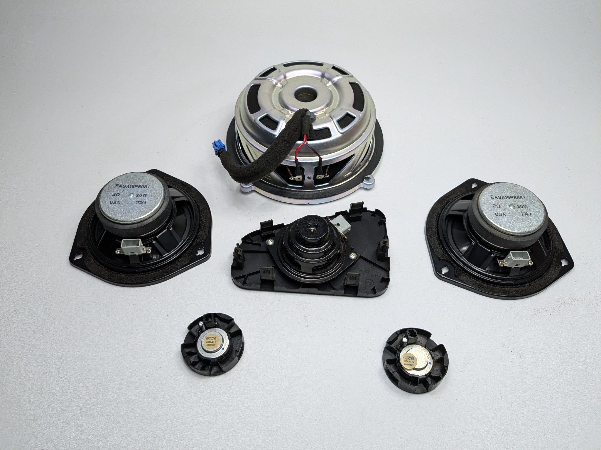 2004 - 2008 OEM ACURA TL AUDIO SOUND SYSTEM SPEAKER TWEETER SUBWOOFER SET