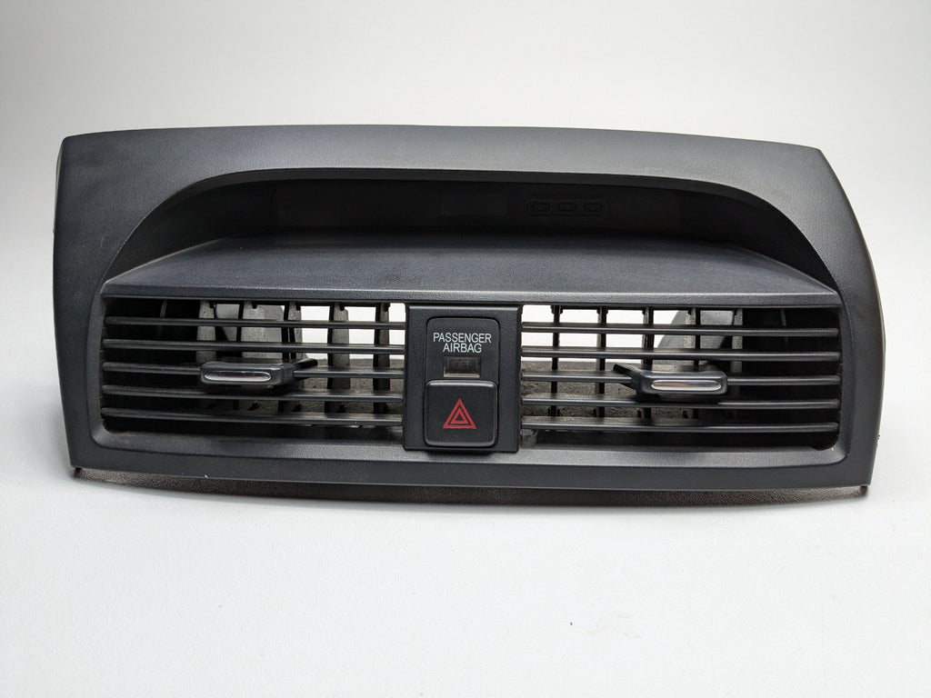 2004 - 2008 OEM ACURA TL DASH AIR VENT BEZEL WITH CLOCK DISPLAY HAZARD SWITCH