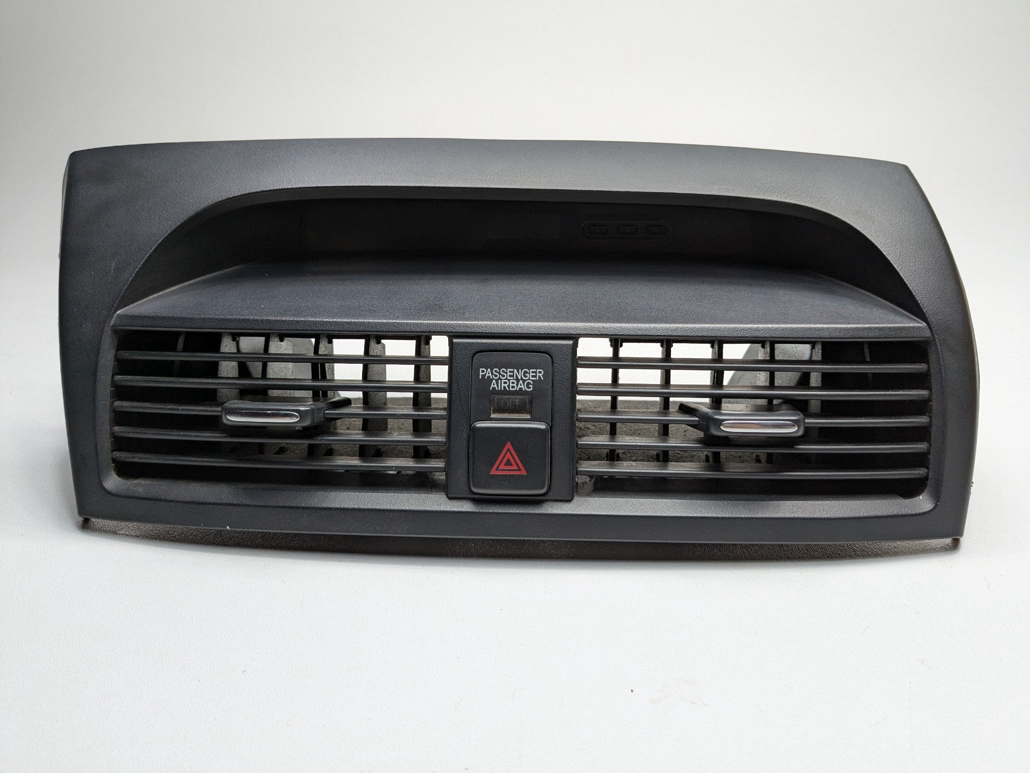 2004 - 2008 OEM ACURA TL DASH AIR VENT BEZEL WITH CLOCK DISPLAY HAZARD SWITCH