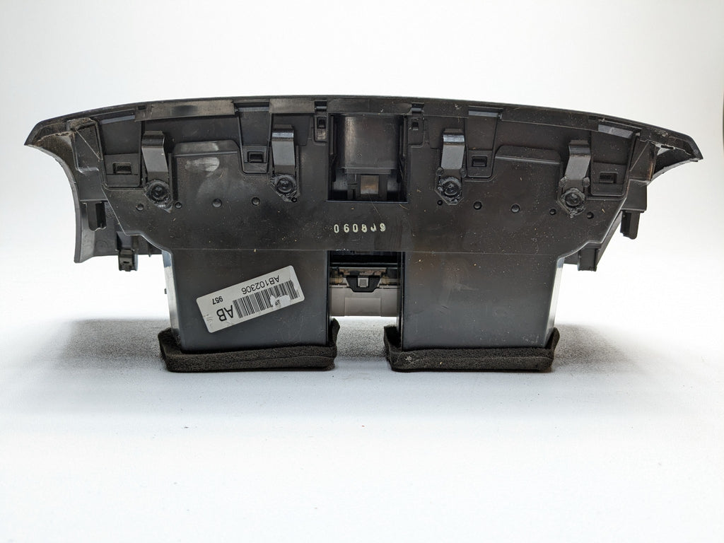 2004 - 2008 OEM ACURA TL DASH AIR VENT BEZEL WITH CLOCK DISPLAY HAZARD SWITCH