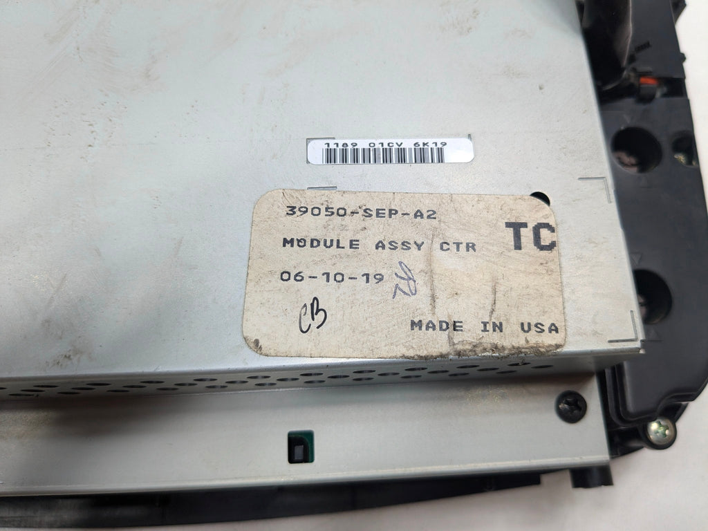 2004 - 2008 OEM ACURA TL CLIMATE CONTROL INFORMATION DISPLAY SCREEN