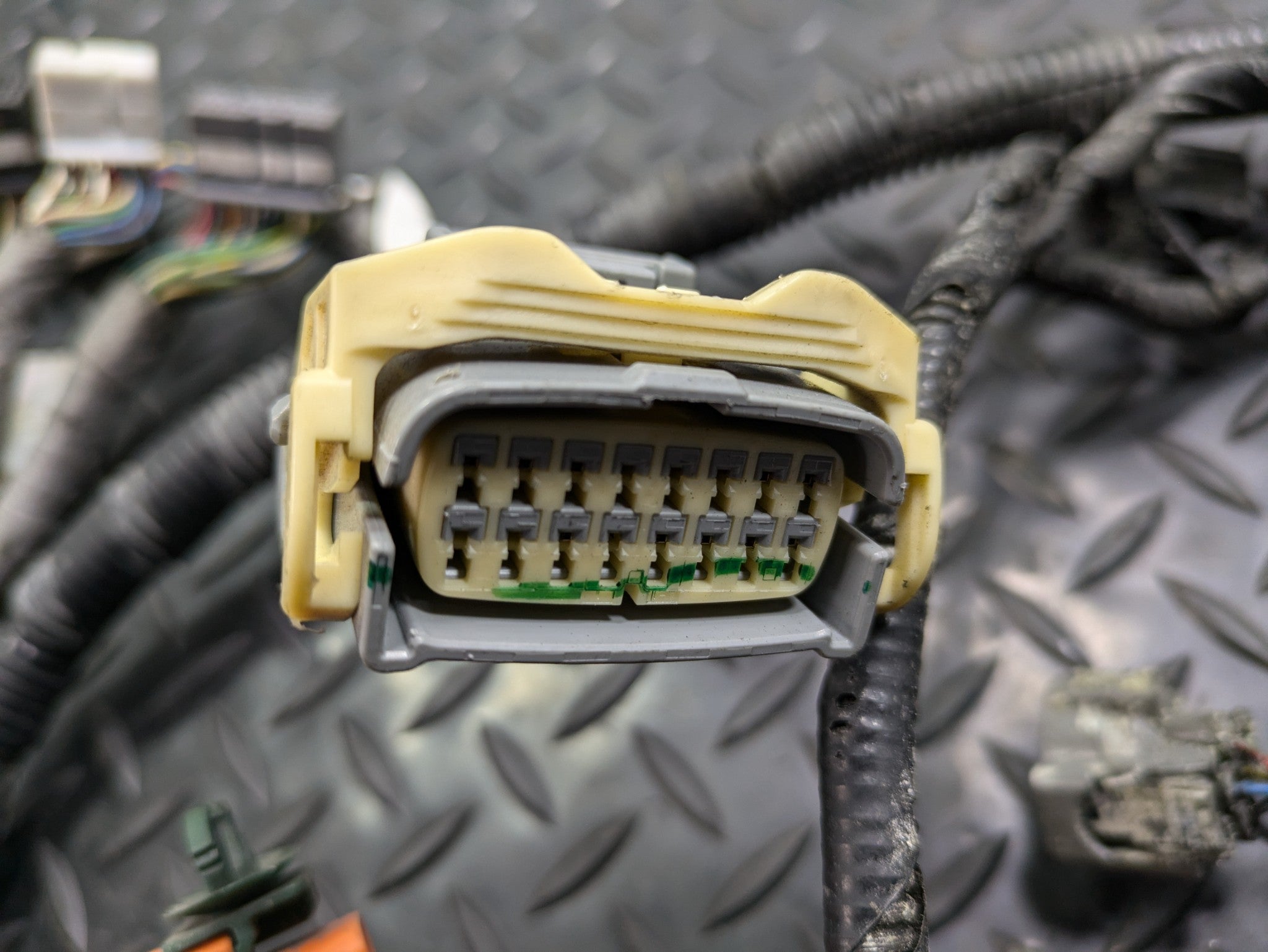 2004 - 2008 OEM ACURA TL INTERIOR HOOD WIRE WIRING HARNESS CABLE AND CONNECTOR