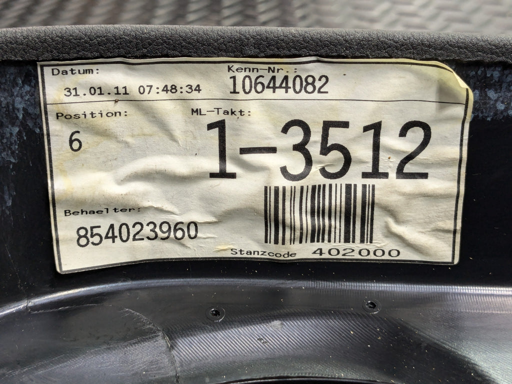 2008 - 2011 OEM AUDI A4 REAR LEFT DRIVER SIDE INTERIOR DOOR TRIM PANEL