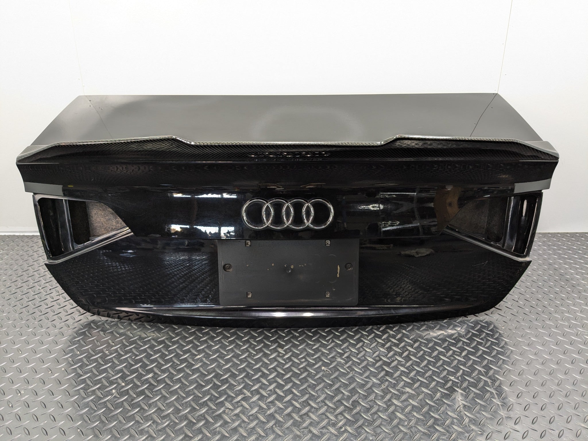 2008 - 2011 OEM AUDI A4 REAR TRUNK LID DECK PANEL TRIM
