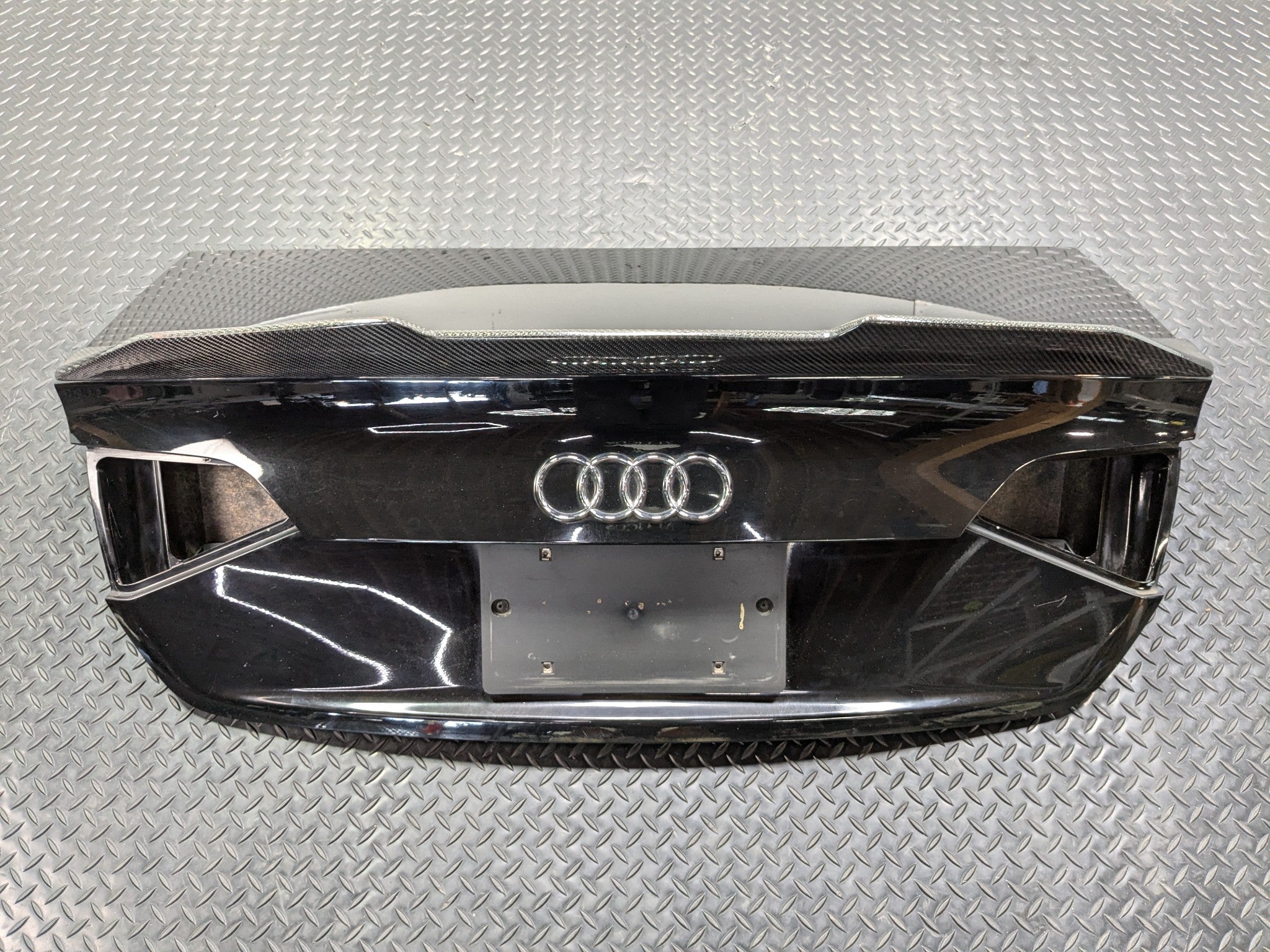 2008 - 2011 OEM AUDI A4 REAR TRUNK LID DECK PANEL TRIM