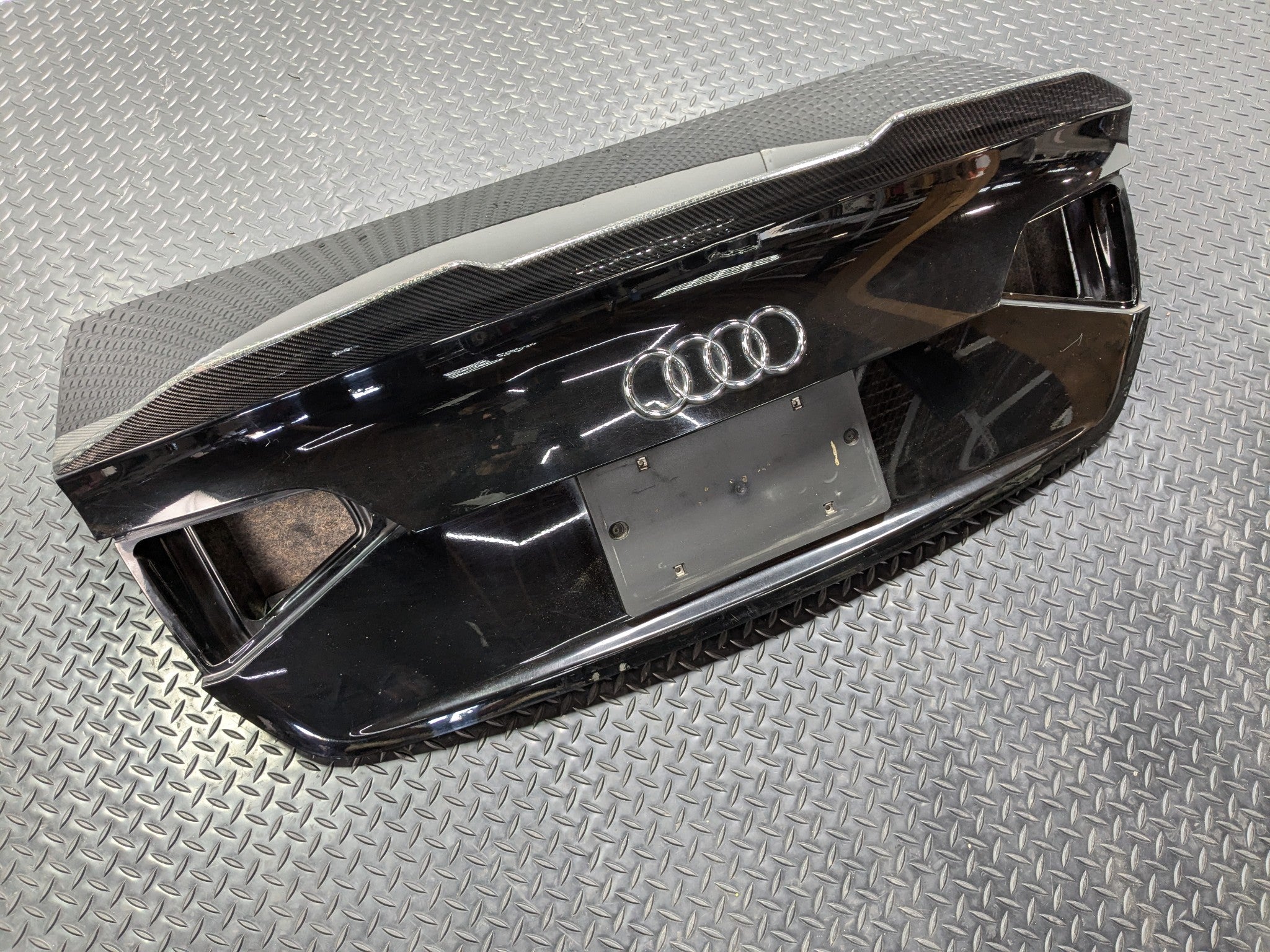 2008 - 2011 OEM AUDI A4 REAR TRUNK LID DECK PANEL TRIM