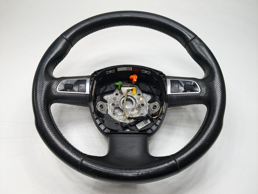 2008 - 2011 OEM AUDI A4 STEERING WHEEL WITH CONTROL SWITCH ASSEMBLY