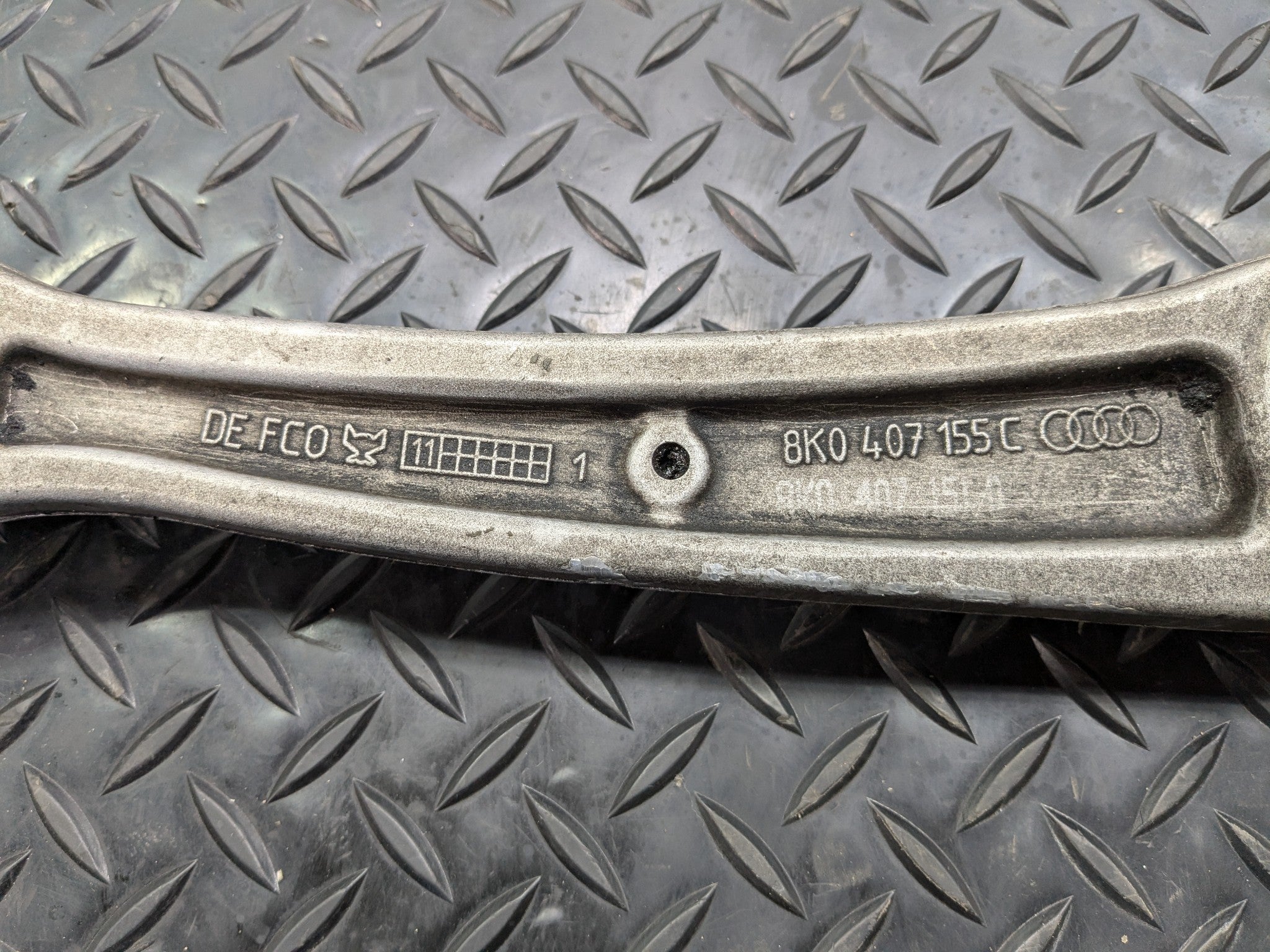 2008 - 2011 OEM AUDI A4 FRONT LEFT DRIVER SIDE FORWARD LOWER CONTROL ARM