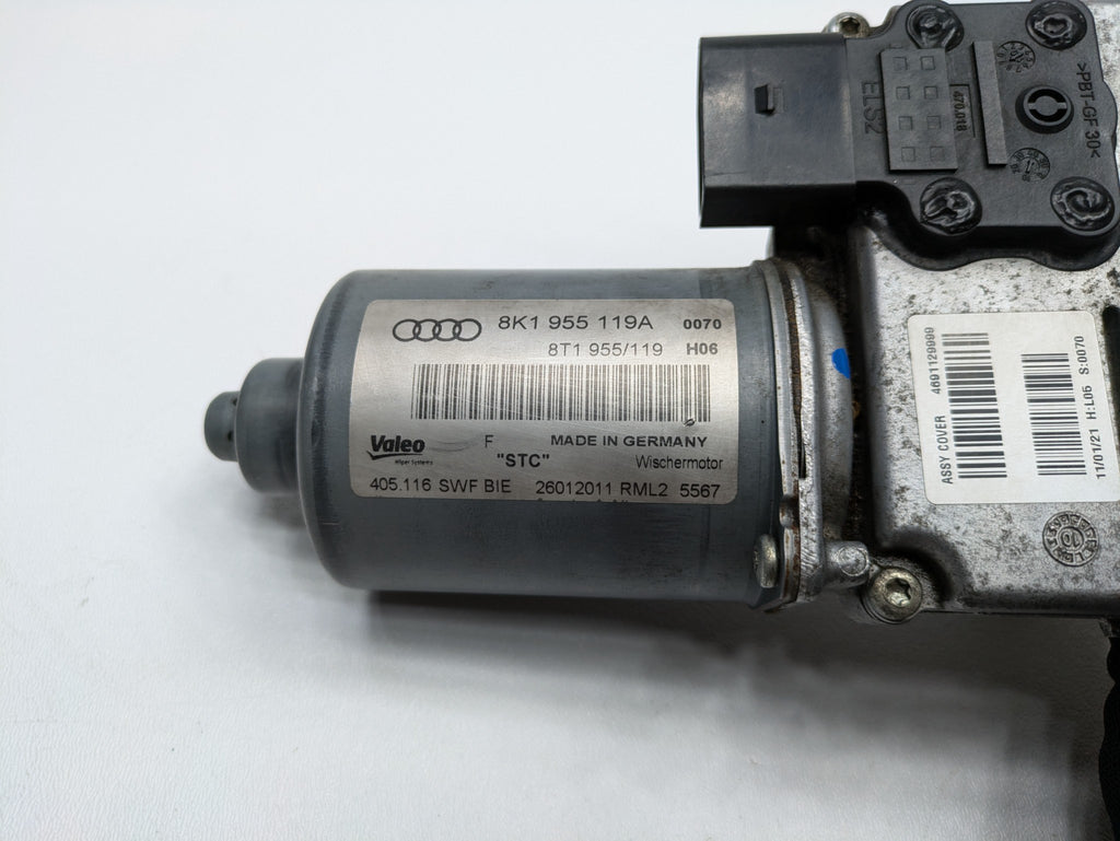 2008 - 2011 OEM AUDI A4 FRONT WINDSHIELD WINDOW WIPER MOTOR