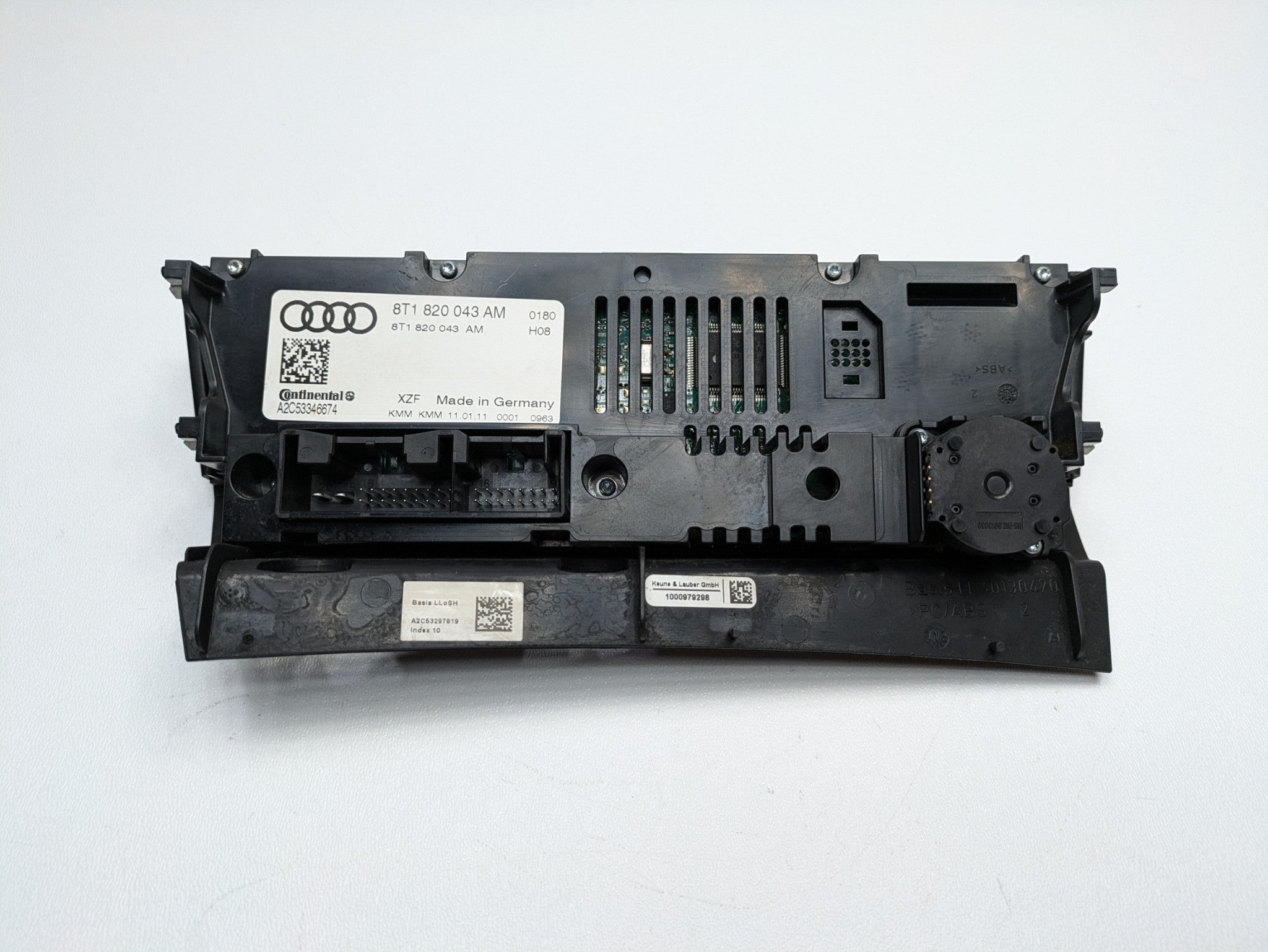 2008 - 2011 OEM AUDI A4 CLIMATE CONTROL HEATER A/C TEMPERATURE PANEL UNIT