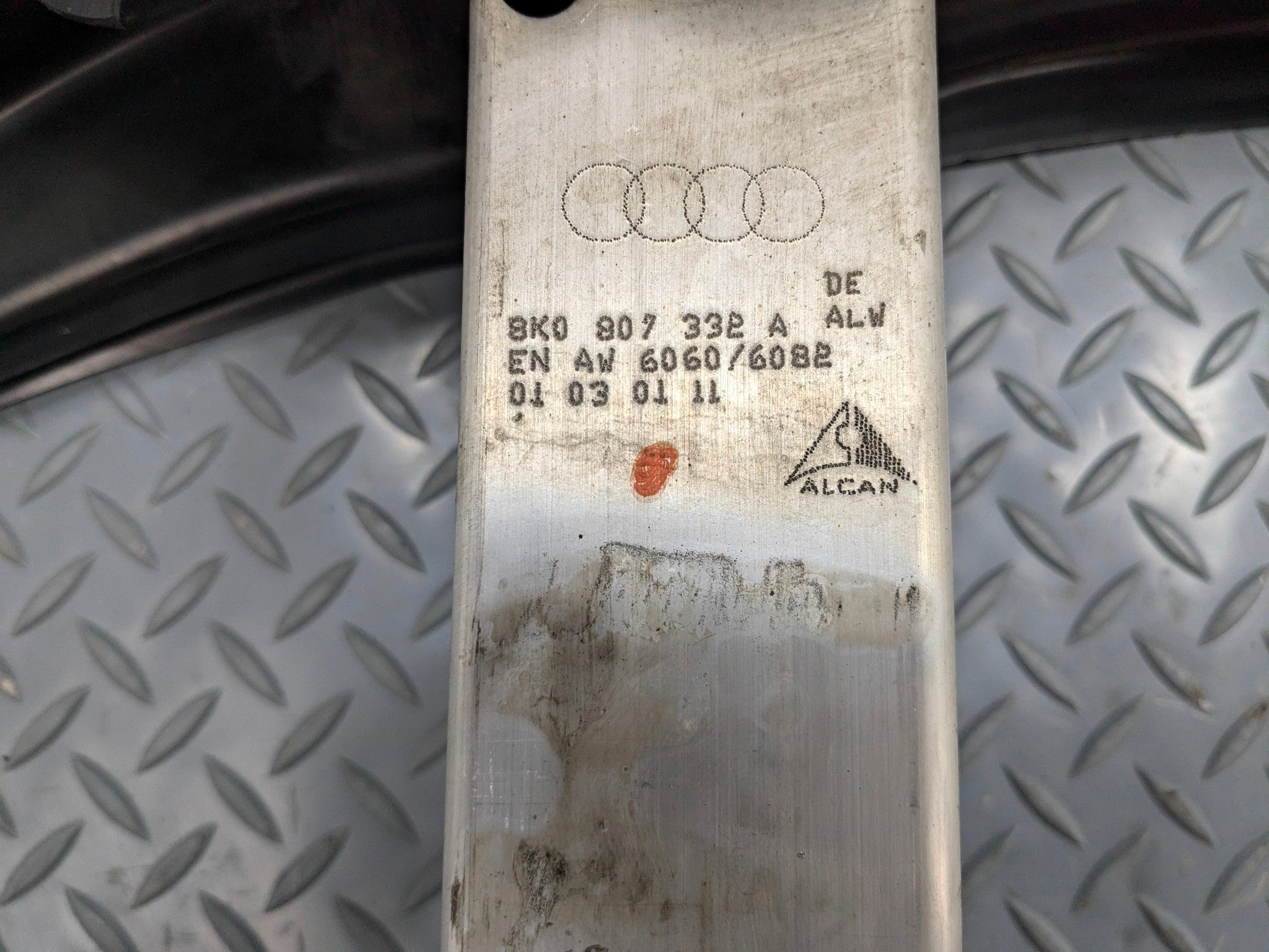 2008 - 2011 OEM AUDI A4 REAR BUMPER REINFORCEMENT IMPACT SUPPORT BAR
