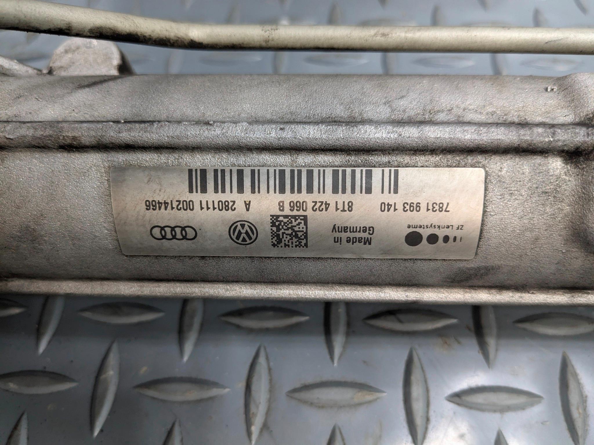 2008 - 2011 OEM AUDI A4 POWER STEERING GEAR RACK AND PINION ASSEMBLY