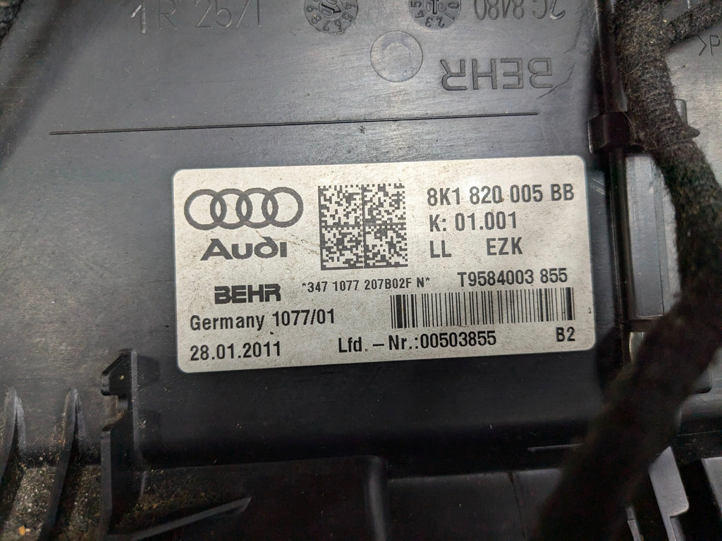 2008 - 2011 OEM AUDI A4 HVAC EVAPORATOR HEATER CORE HOUSING BOX ASSEMBLY