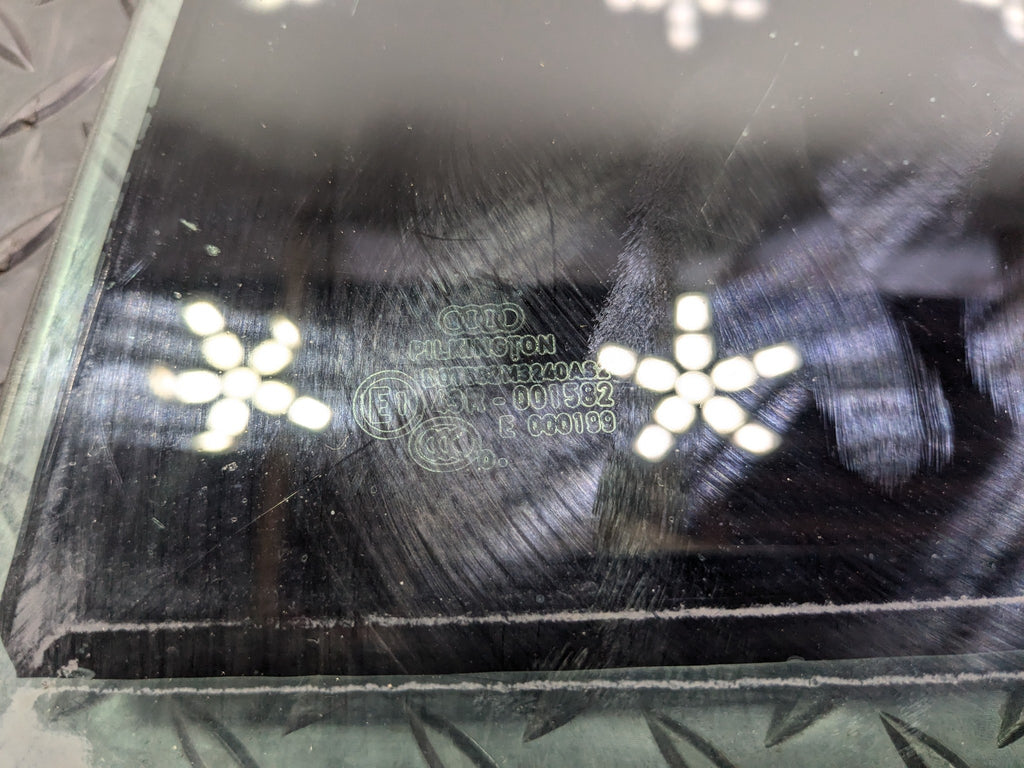 2008 - 2011 OEM AUDI A4 REAR LEFT DRIVER SIDE DOOR GLASS WINDOW
