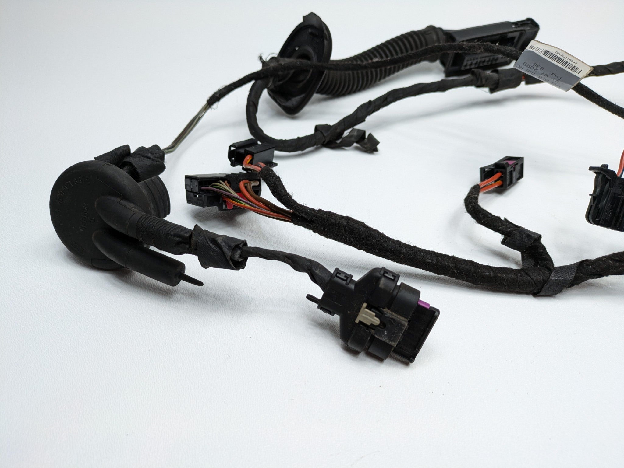 2008 - 2011 OEM AUDI A4 RARE LEFT DRIVER SIDE DOOR PANEL WIRING HARNESS