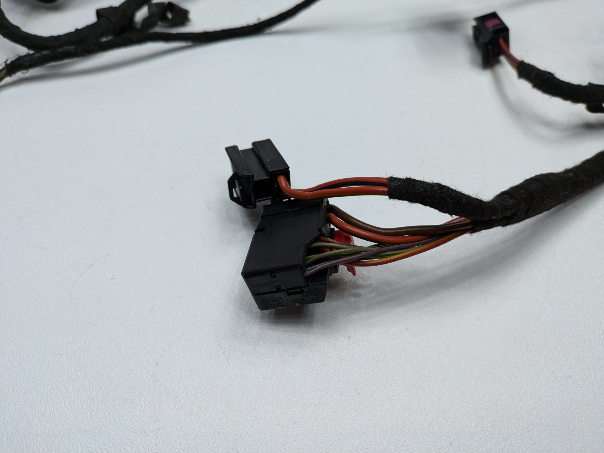 2008 - 2011 OEM AUDI A4 RARE LEFT DRIVER SIDE DOOR PANEL WIRING HARNESS