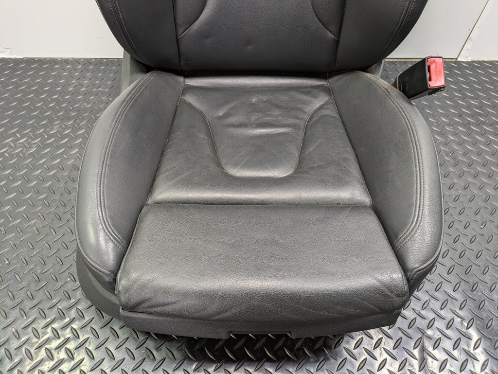 2008 - 2011 OEM AUDI A4 FRONT RIGHT PASSENGER SEAT WITH HEADREST BLACK LEATHER