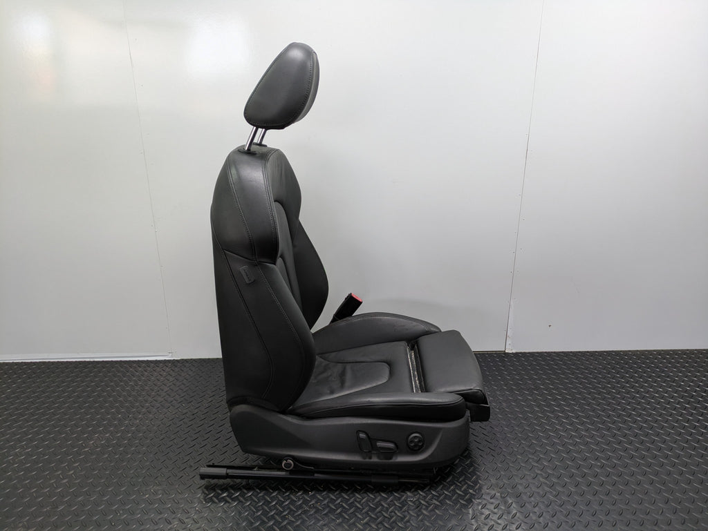 2008 - 2011 OEM AUDI A4 FRONT RIGHT PASSENGER SEAT WITH HEADREST BLACK LEATHER