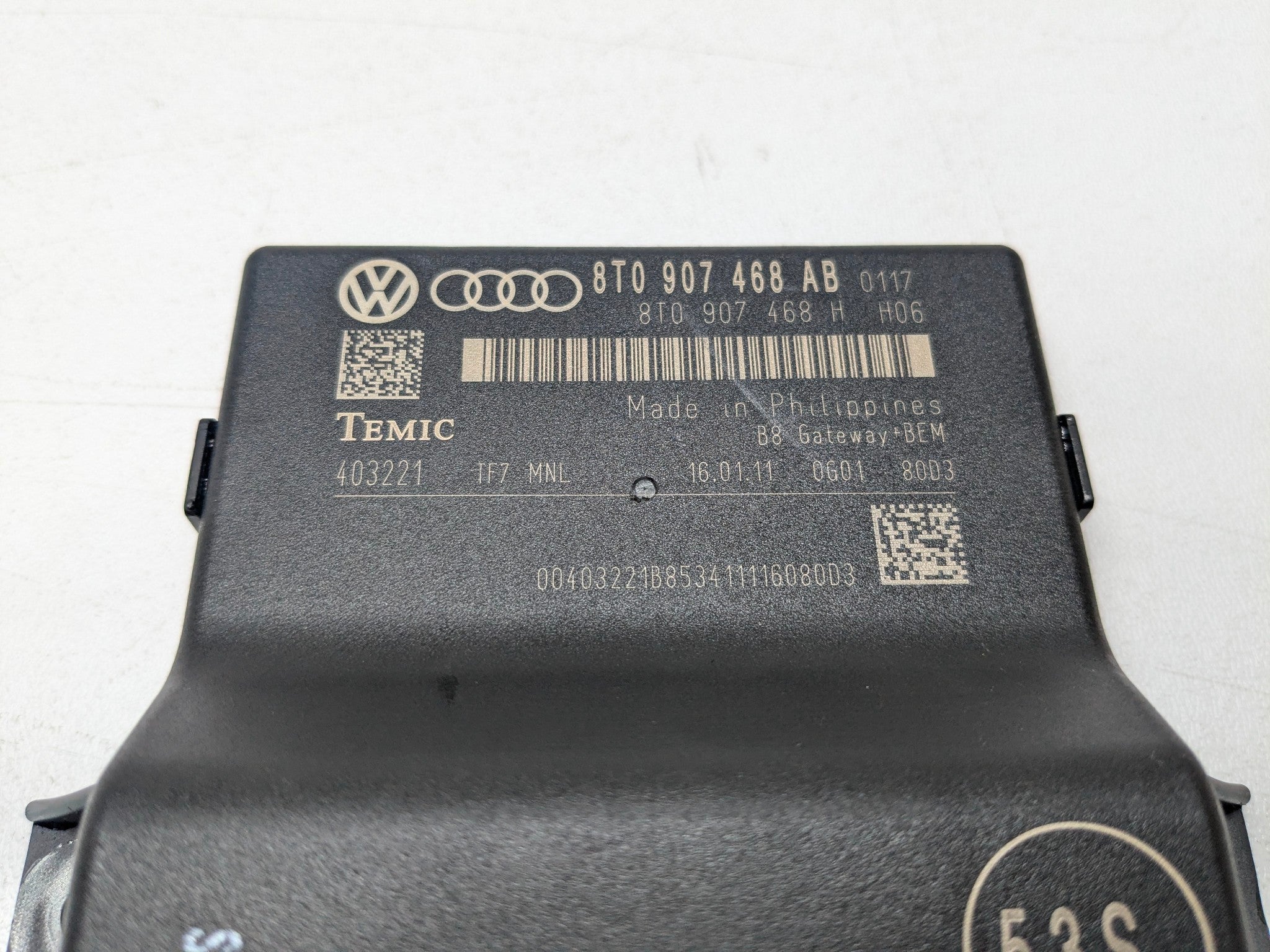 2008 - 2011 OEM AUDI A4 GATEWAY NETWORK CONTROL MODULE