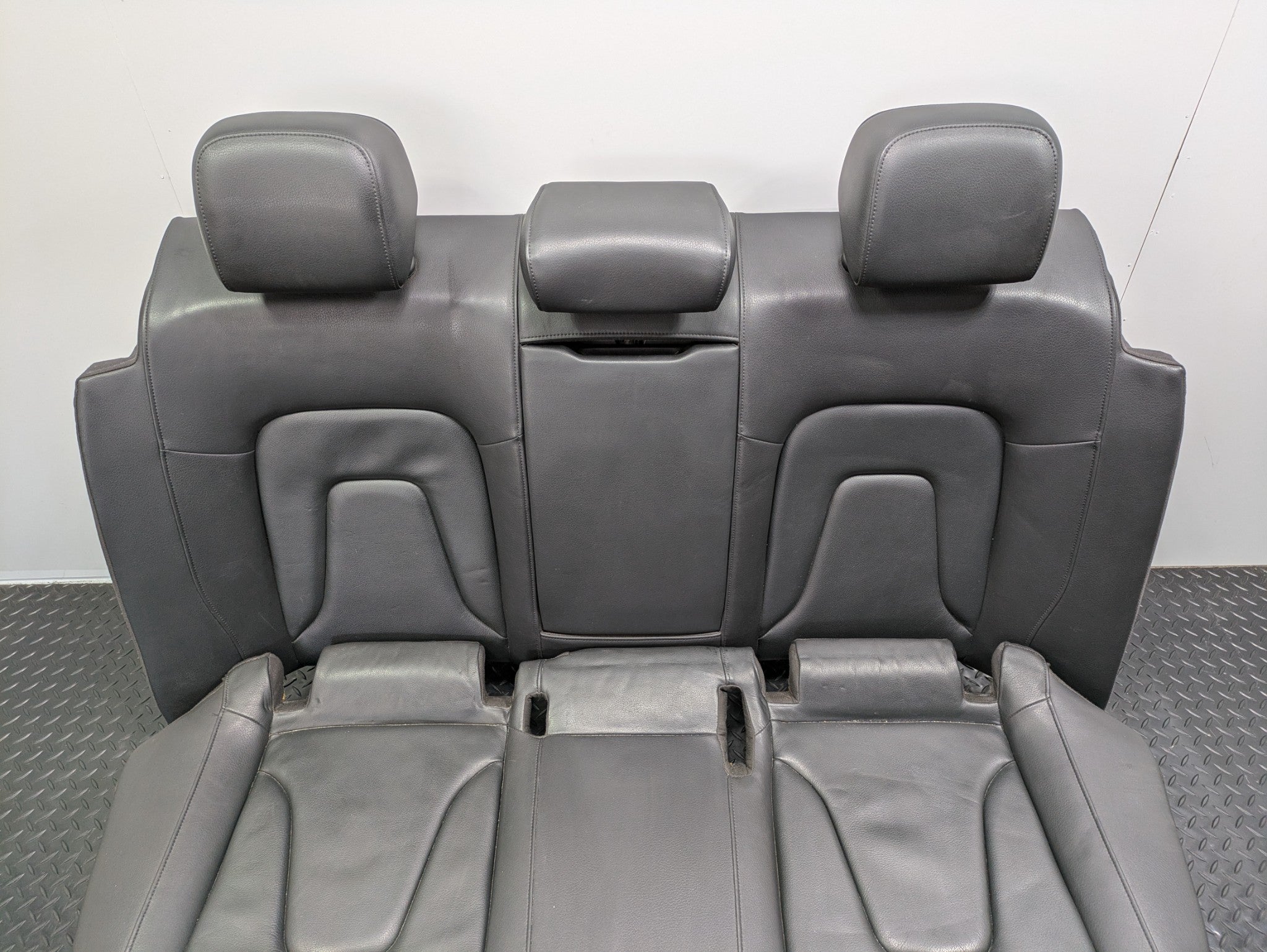 2008 - 2011 OEM AUDI A4 REAR LEFT RIGHT AND CENTER SEAT WITH HEADREST ASSEMBLY