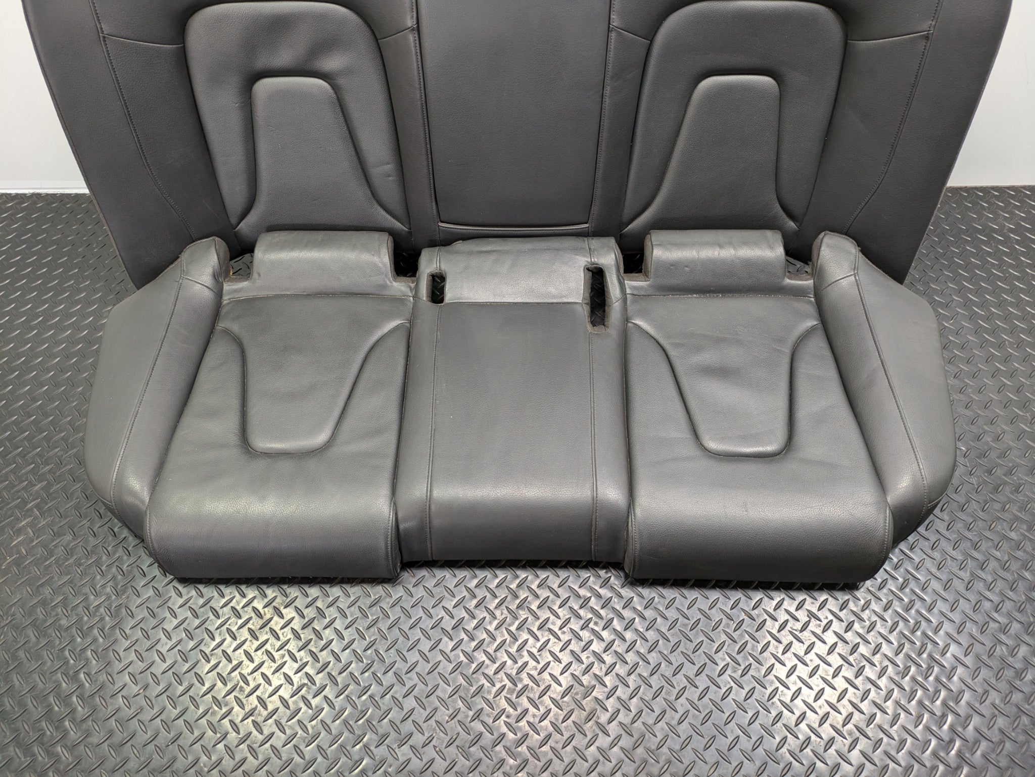 2008 - 2011 OEM AUDI A4 REAR LEFT RIGHT AND CENTER SEAT WITH HEADREST ASSEMBLY